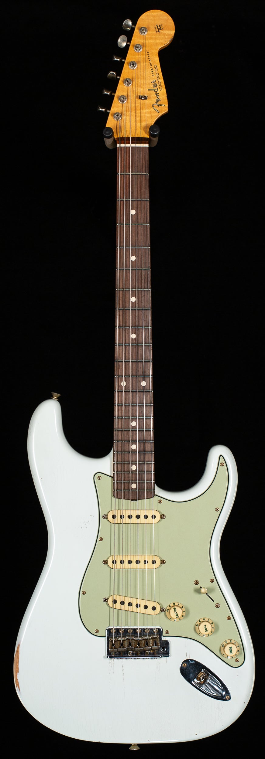 Fender Custom Shop Masterbuilt Andy Hicks True '62 Strat Journeyman Olympic White Brazilian 59 C (860)