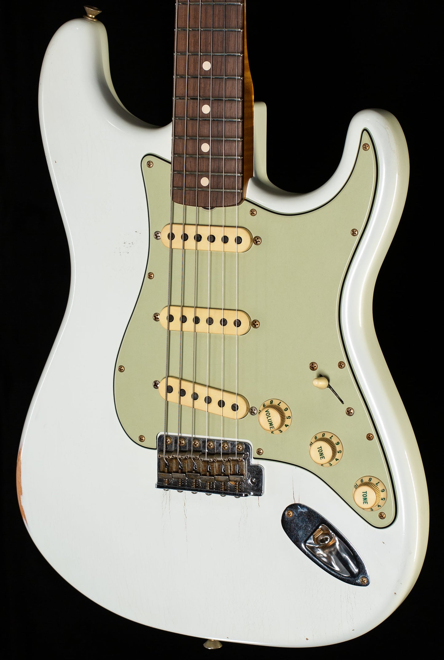 Fender Custom Shop Masterbuilt Andy Hicks True '62 Strat Journeyman Olympic White Brazilian 59 C (860)