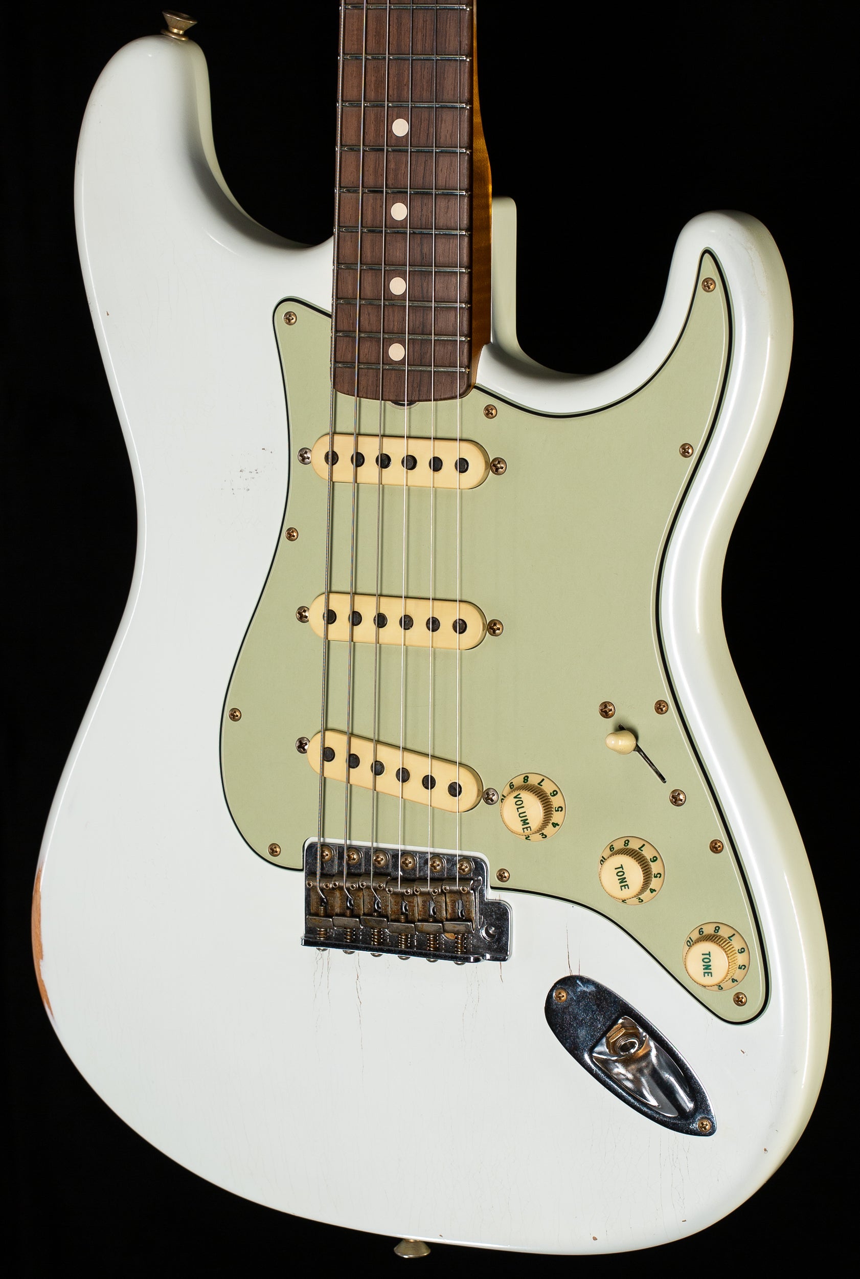 Fender Custom Shop Masterbuilt Andy Hicks True '62 Strat Journeyman Olympic White Brazilian 59 C (860)