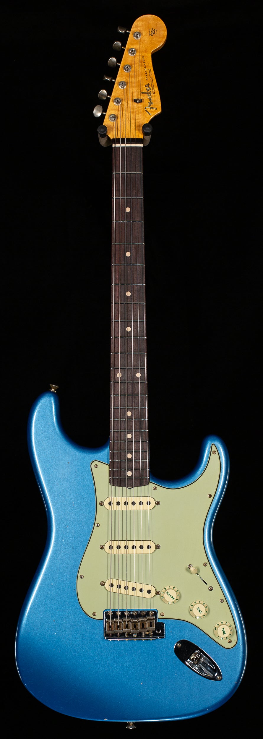 Fender Custom Shop Willcutt True '62 Stratocaster Journeyman Relic Lake Placid Blue 60s Oval C (895)