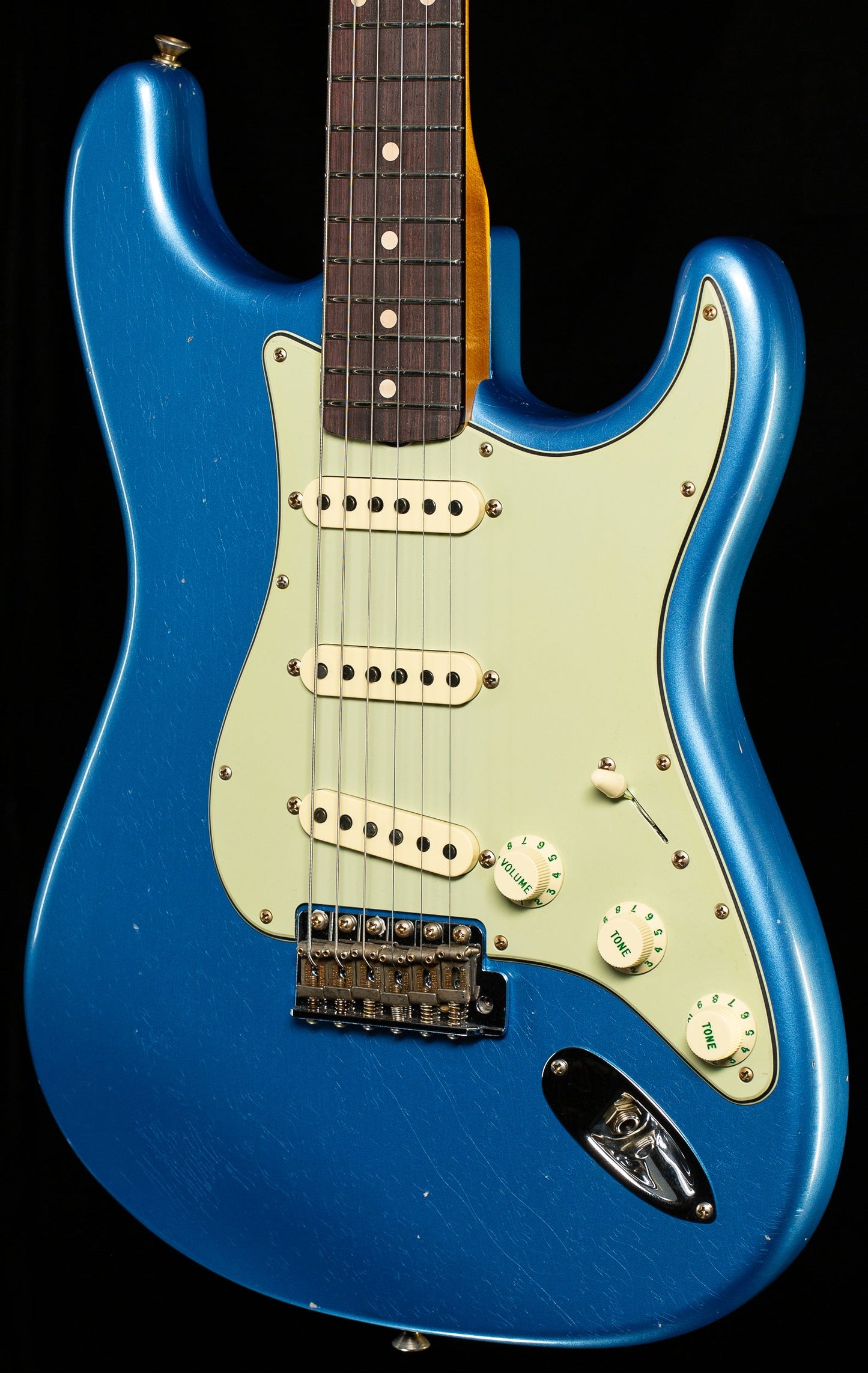 Fender Custom Shop Willcutt True '62 Stratocaster Journeyman Relic Lake Placid Blue 60s Oval C (895)