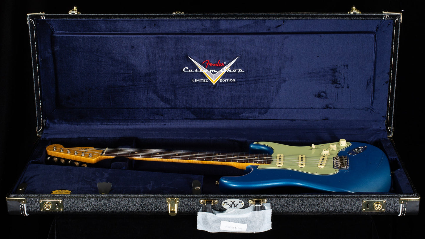 Fender Custom Shop Willcutt True '62 Stratocaster Journeyman Relic Lake Placid Blue 60s Oval C (895)