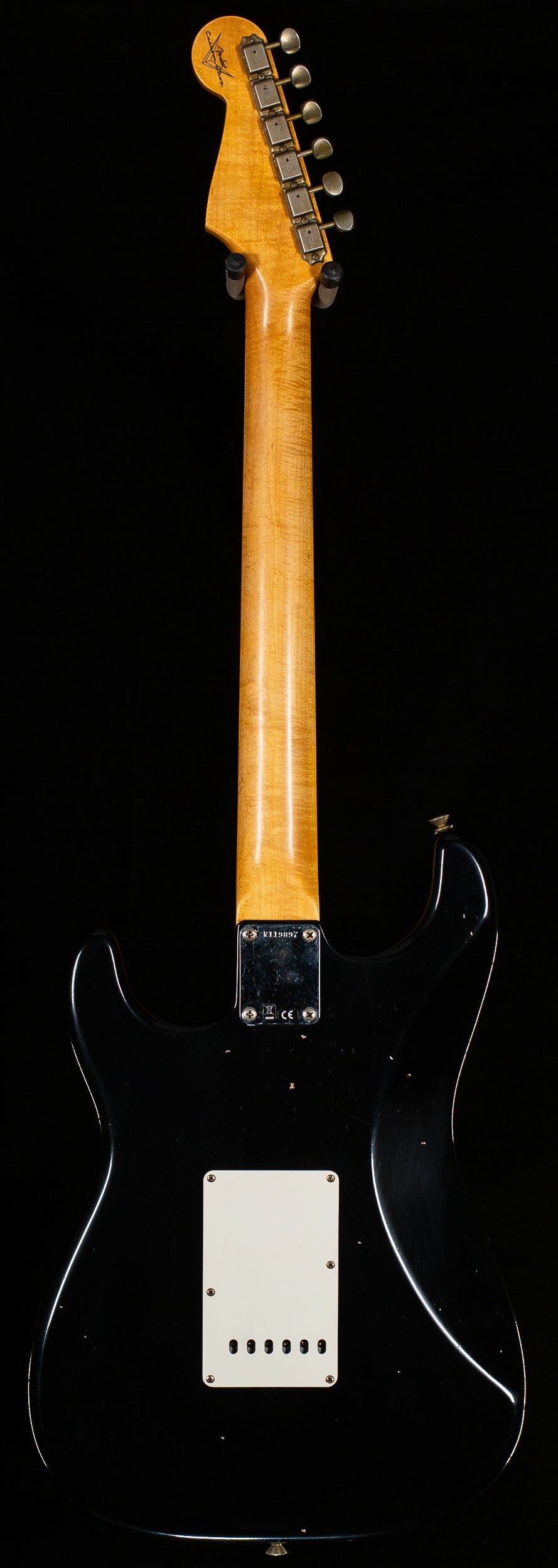 Fender Custom Shop Willcutt True '62 Stratocaster Journeyman Relic Black 60s Oval C  (897)