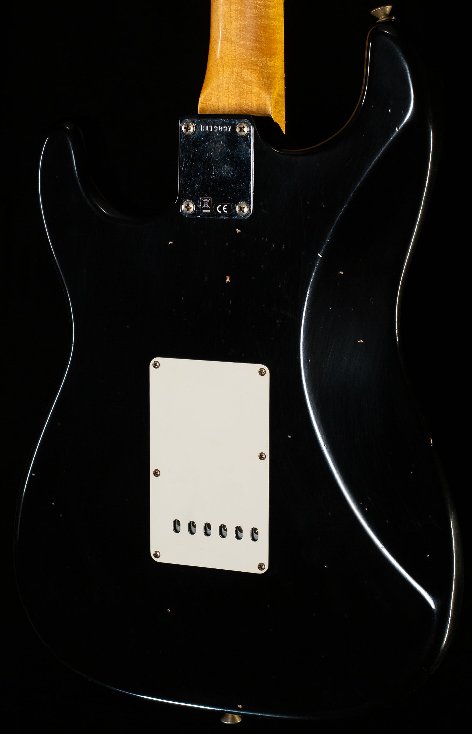 Fender Custom Shop Willcutt True '62 Stratocaster Journeyman Relic Black 60s Oval C  (897)