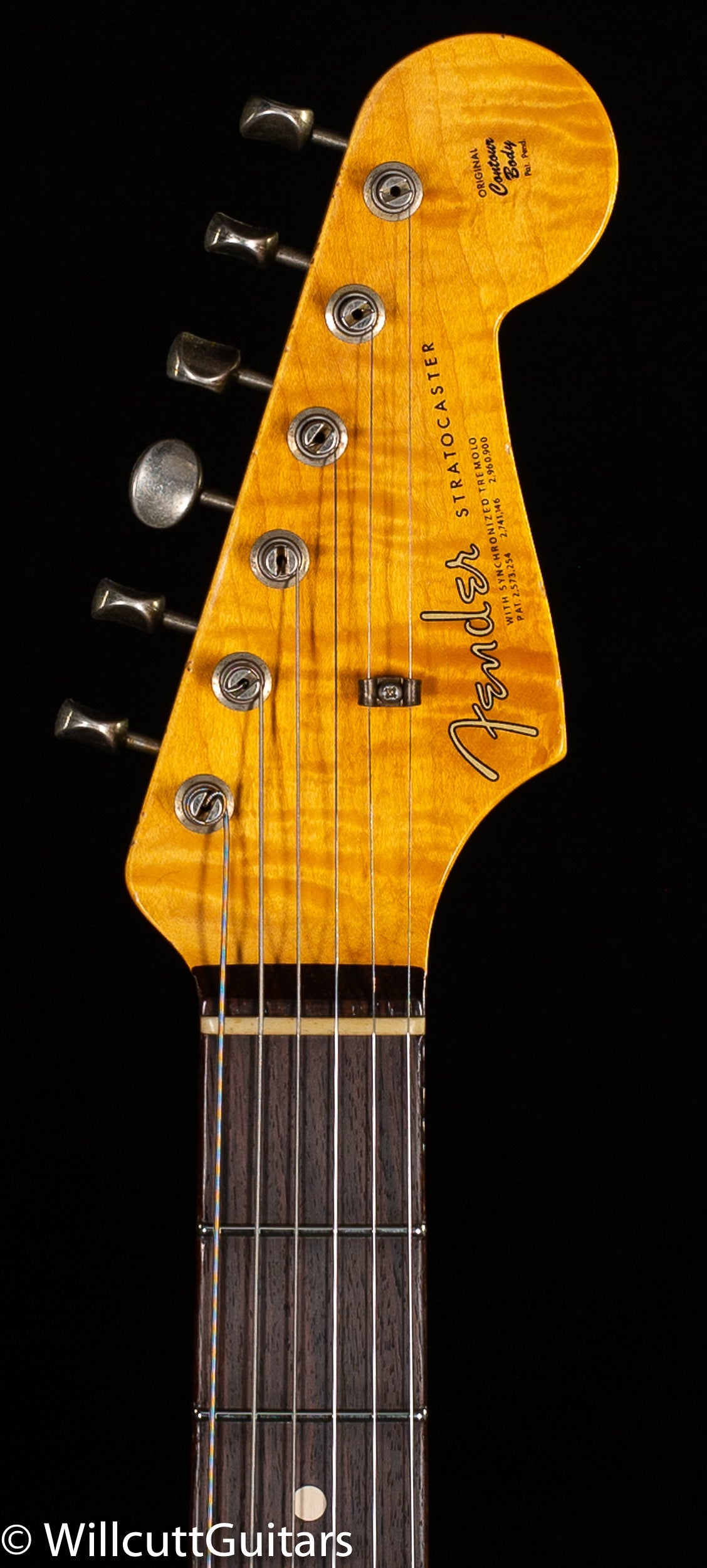 Fender Custom Shop Willcutt True '62 Stratocaster Journeyman Relic Black 60s Oval C (917)
