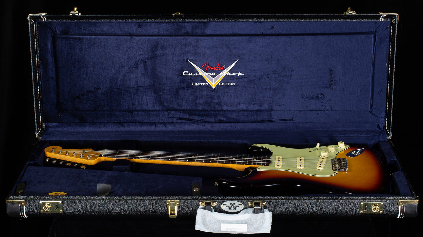 Fender Custom Shop Willcutt True '62 Stratocaster Journeyman Relic 3-Color Sunburst Large C (937)