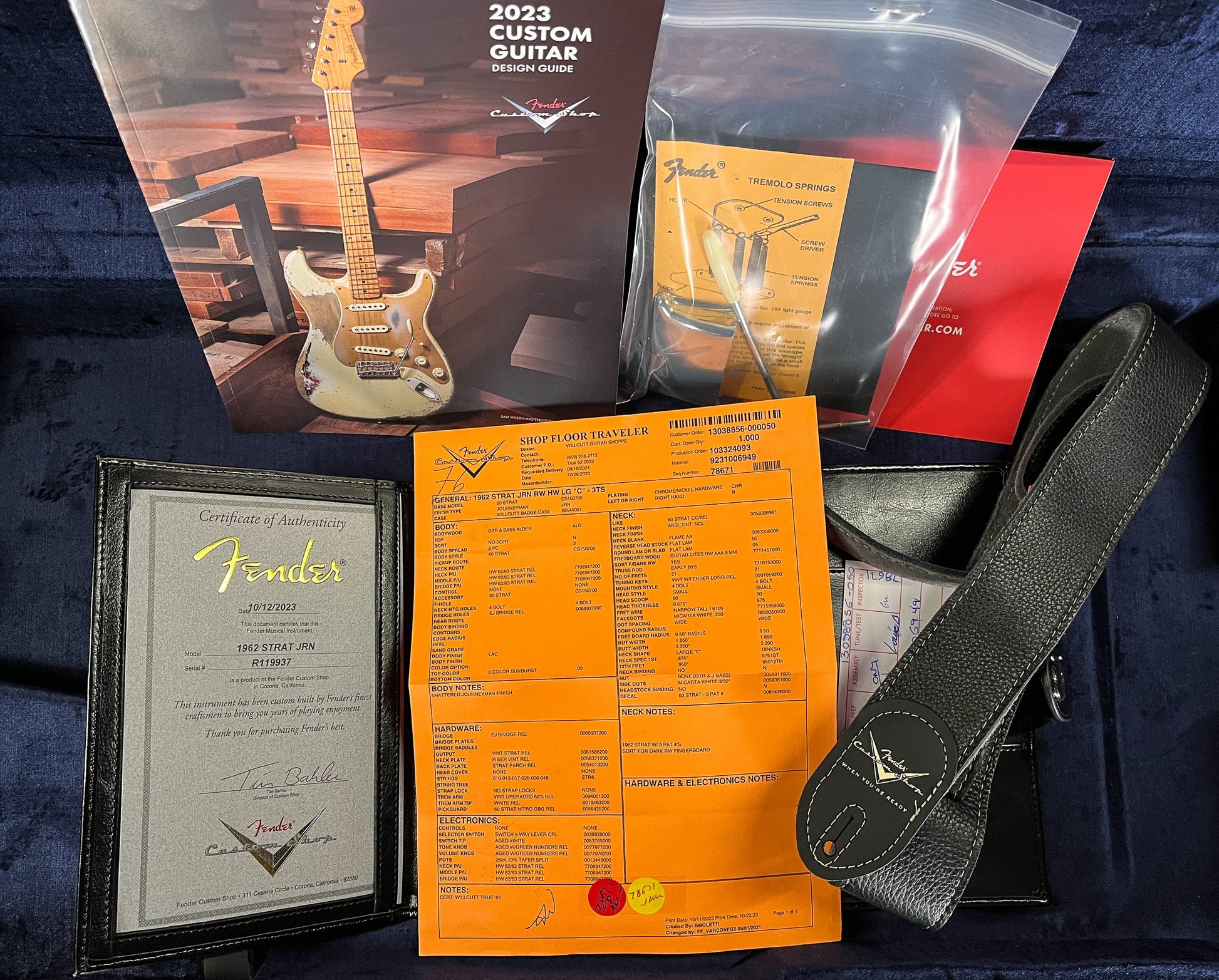 Fender Custom Shop Willcutt True '62 Stratocaster Journeyman Relic 3-Color Sunburst Large C (937)