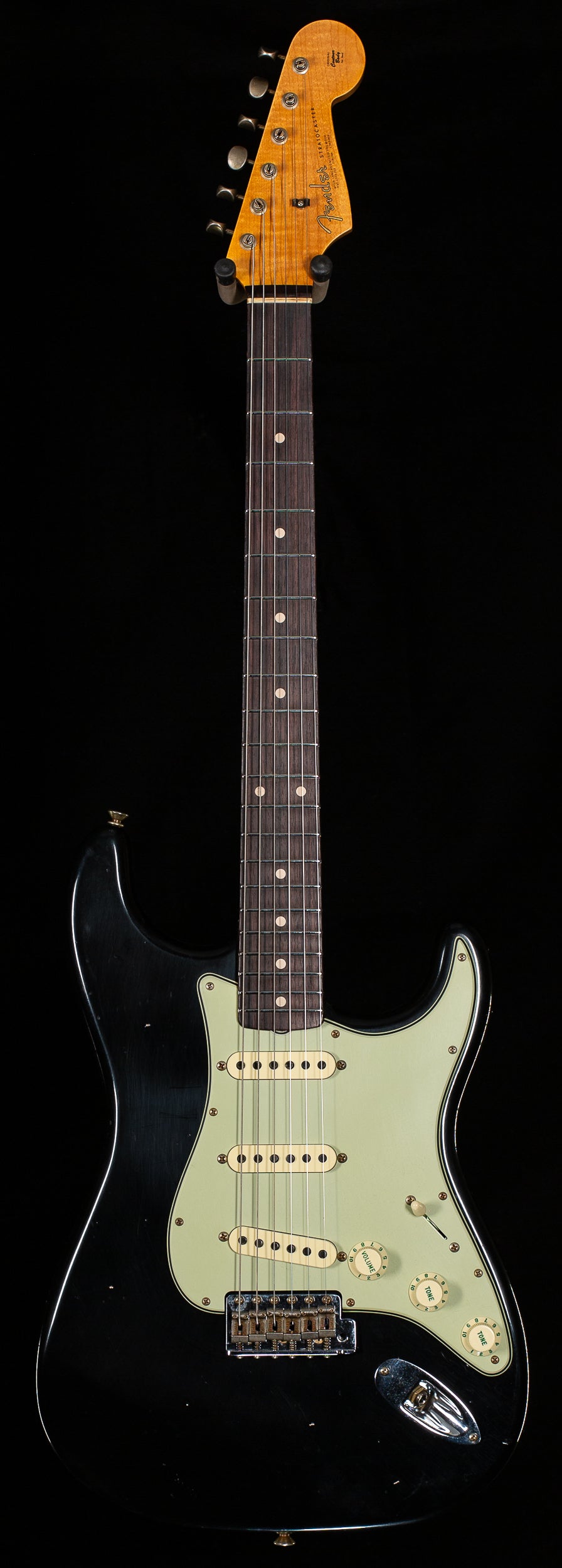 Fender Custom Shop Willcutt True '62 Stratocaster Journeyman Relic Black Large C (942)
