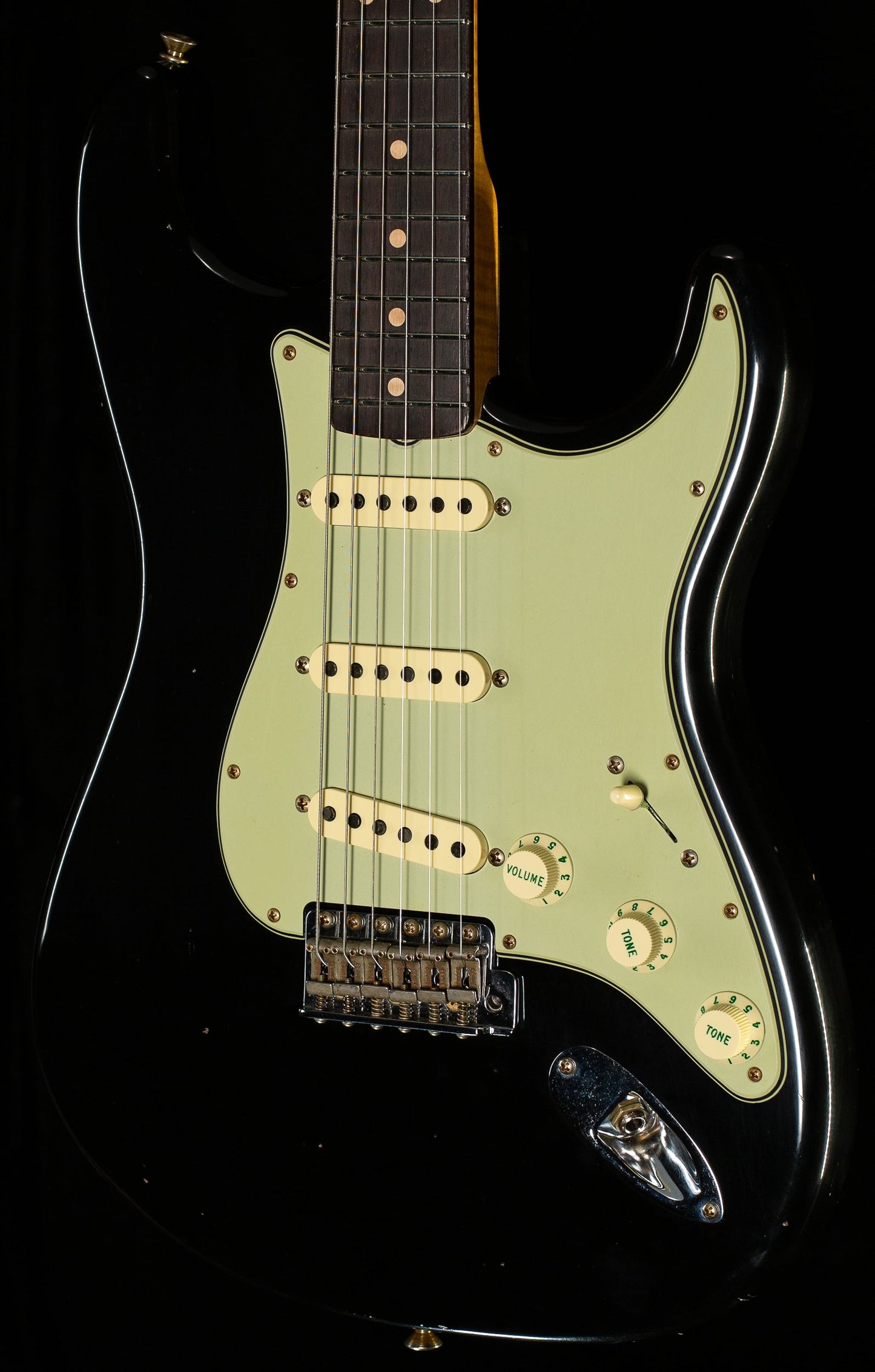 Fender Custom Shop Willcutt True '62 Stratocaster Journeyman Relic Black Large C (954)