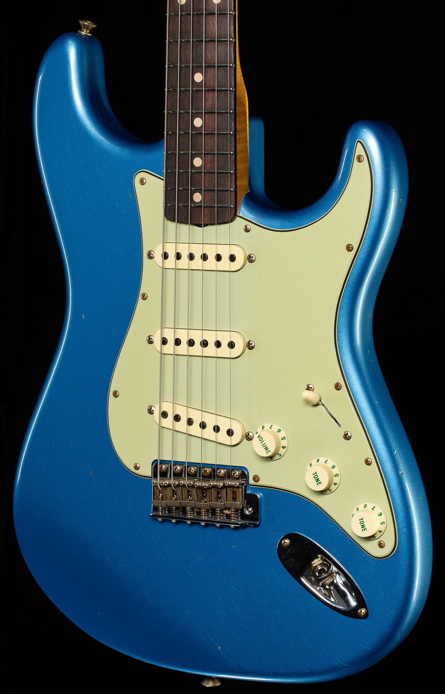 Fender Custom Shop Willcutt True '62 Stratocaster Journeyman Relic Lake Placid Blue 60s Oval C (959)