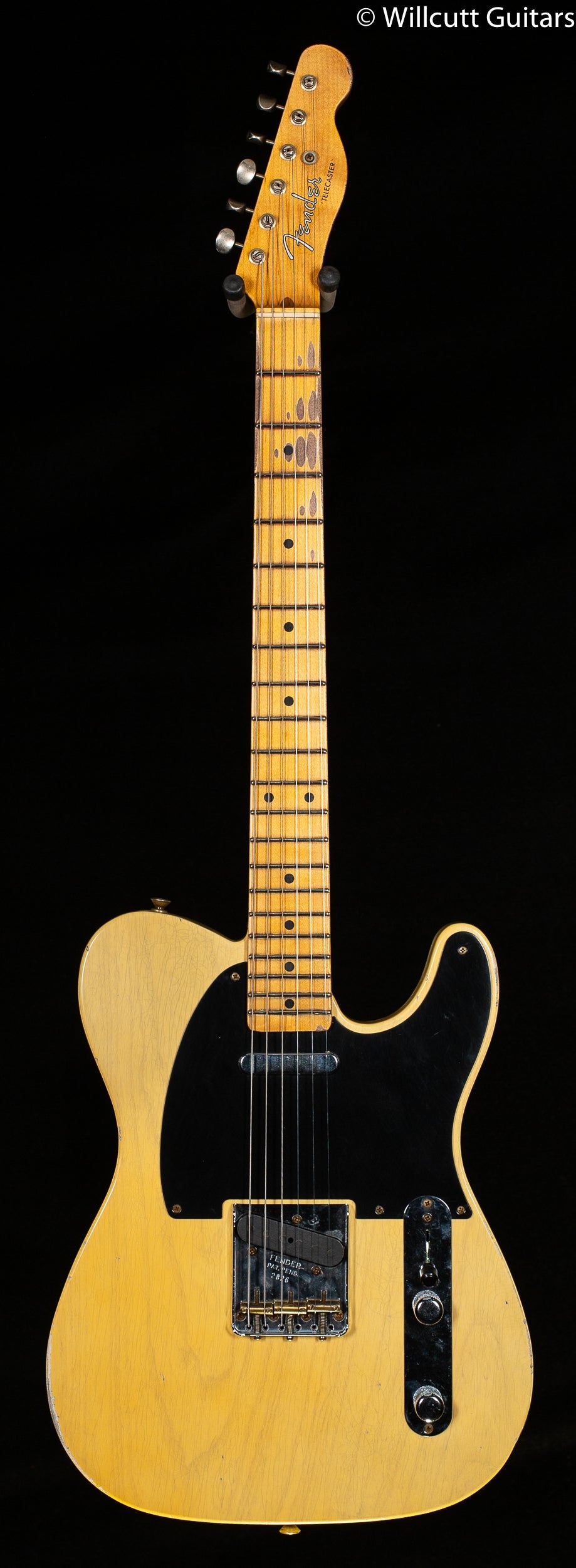 Fender Custom Shop 4/54 Blackguard Tele Blonde Willcutt Limited Nocaster "U"  (070)