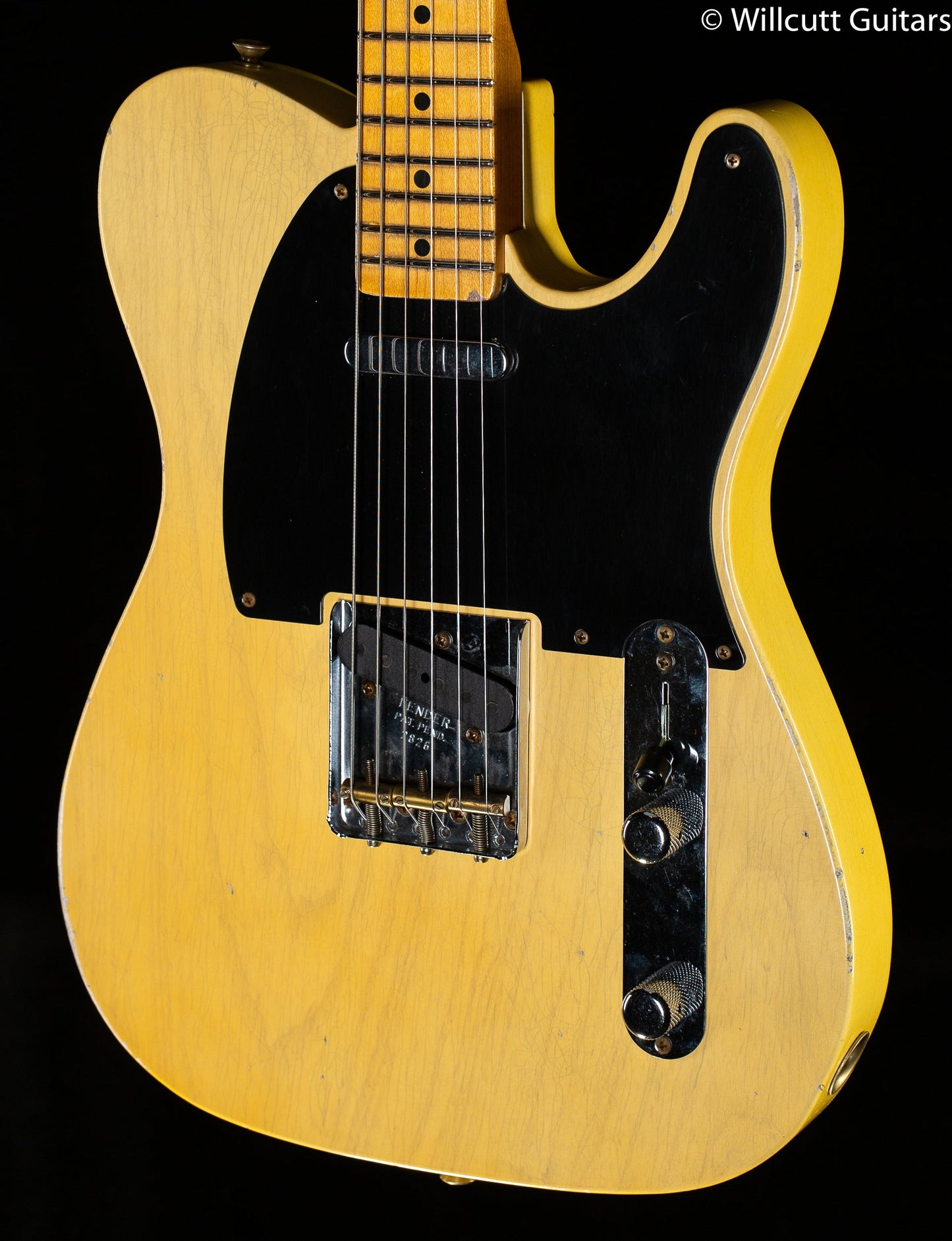 Fender Custom Shop 4/54 Blackguard Tele Blonde Willcutt Limited Nocaster "U"  (070)