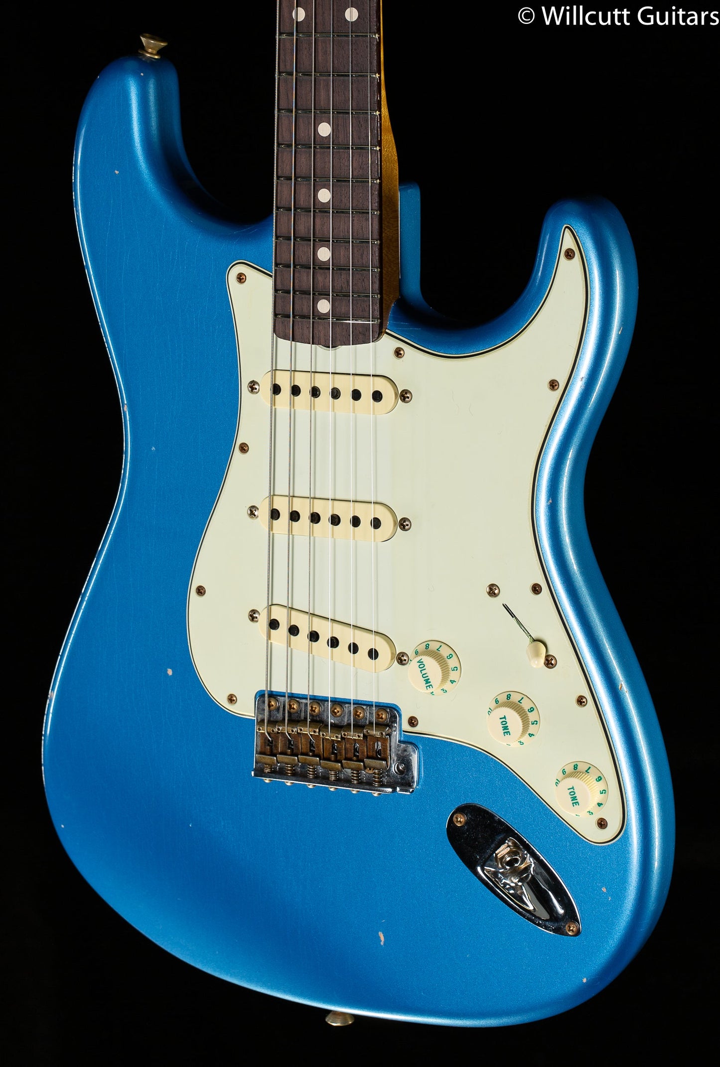 Fender Custom Shop Willcutt True '62 Stratocaster Journeyman Relic Lake Placid Blue 59 C (088)