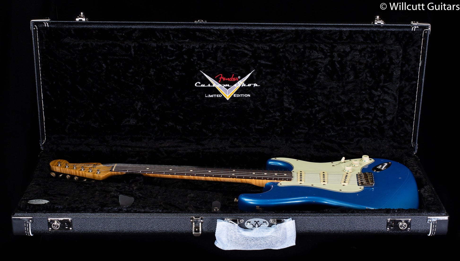 Fender Custom Shop Willcutt True '62 Stratocaster Journeyman Relic Lake Placid Blue 59 C (088)