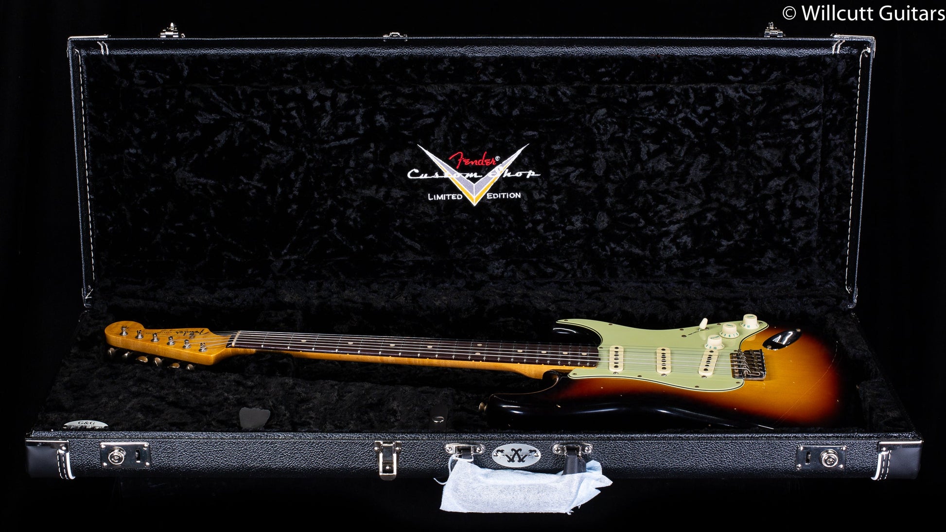 Fender Custom Shop Willcutt True '62 Stratocaster Journeyman Relic 3-Tone Sunburst Josephina Handwound 57 Soft V (240)