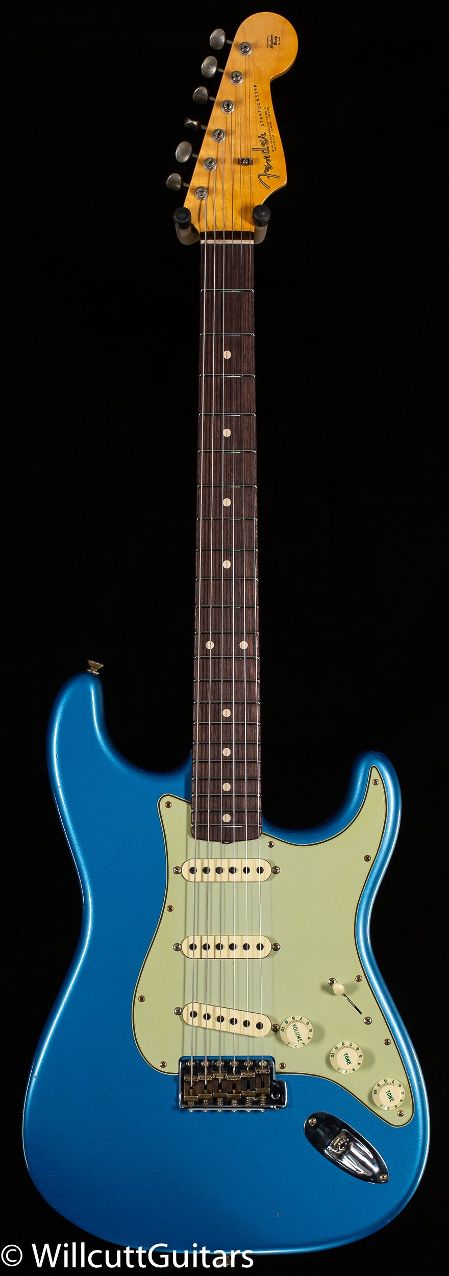 Fender Custom Shop Willcutt True '62 Stratocaster Journeyman Relic Lake Placid Blue Large C (251)