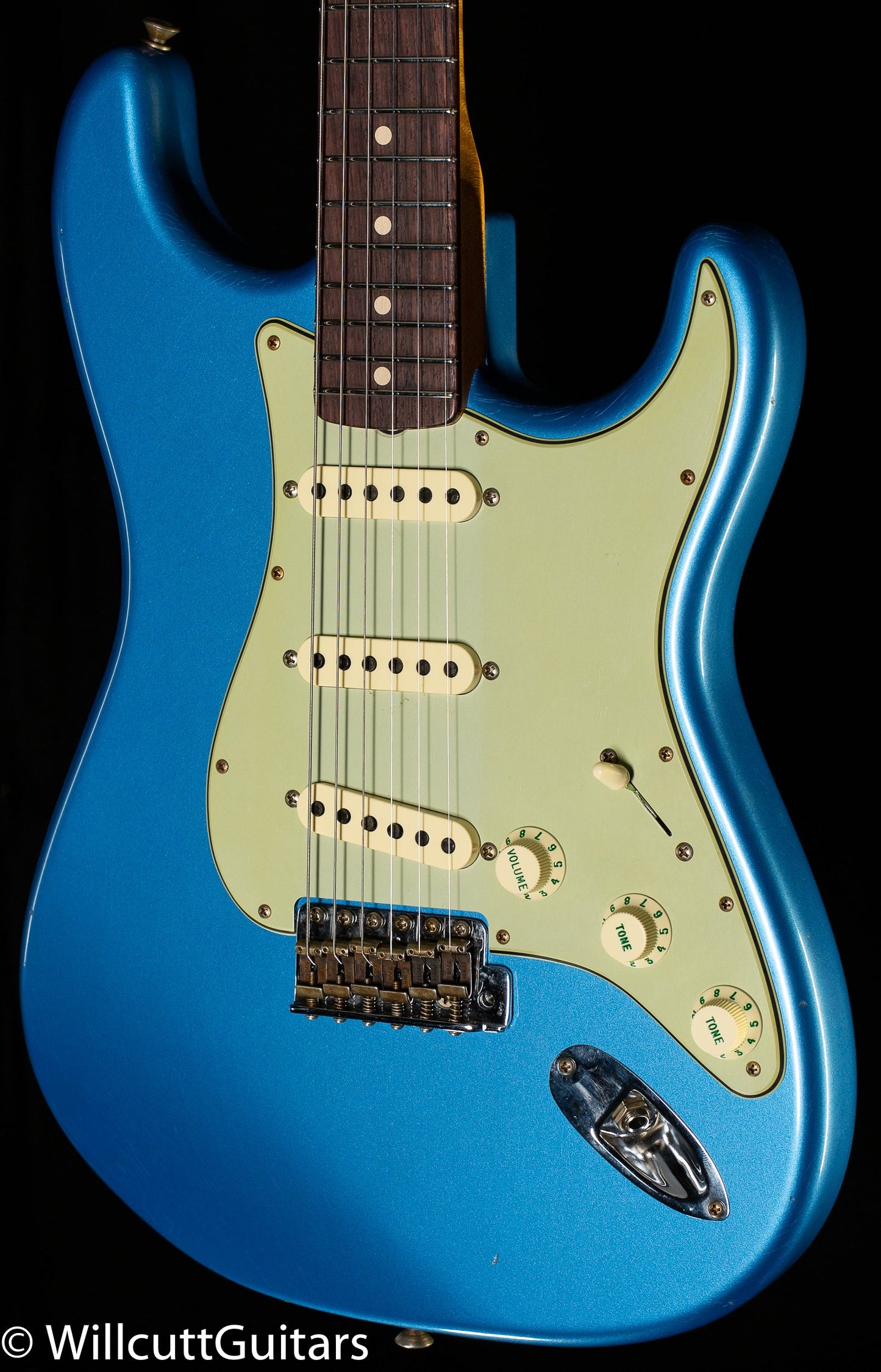 Fender Custom Shop Willcutt True '62 Stratocaster Journeyman Relic Lake Placid Blue Large C (251)