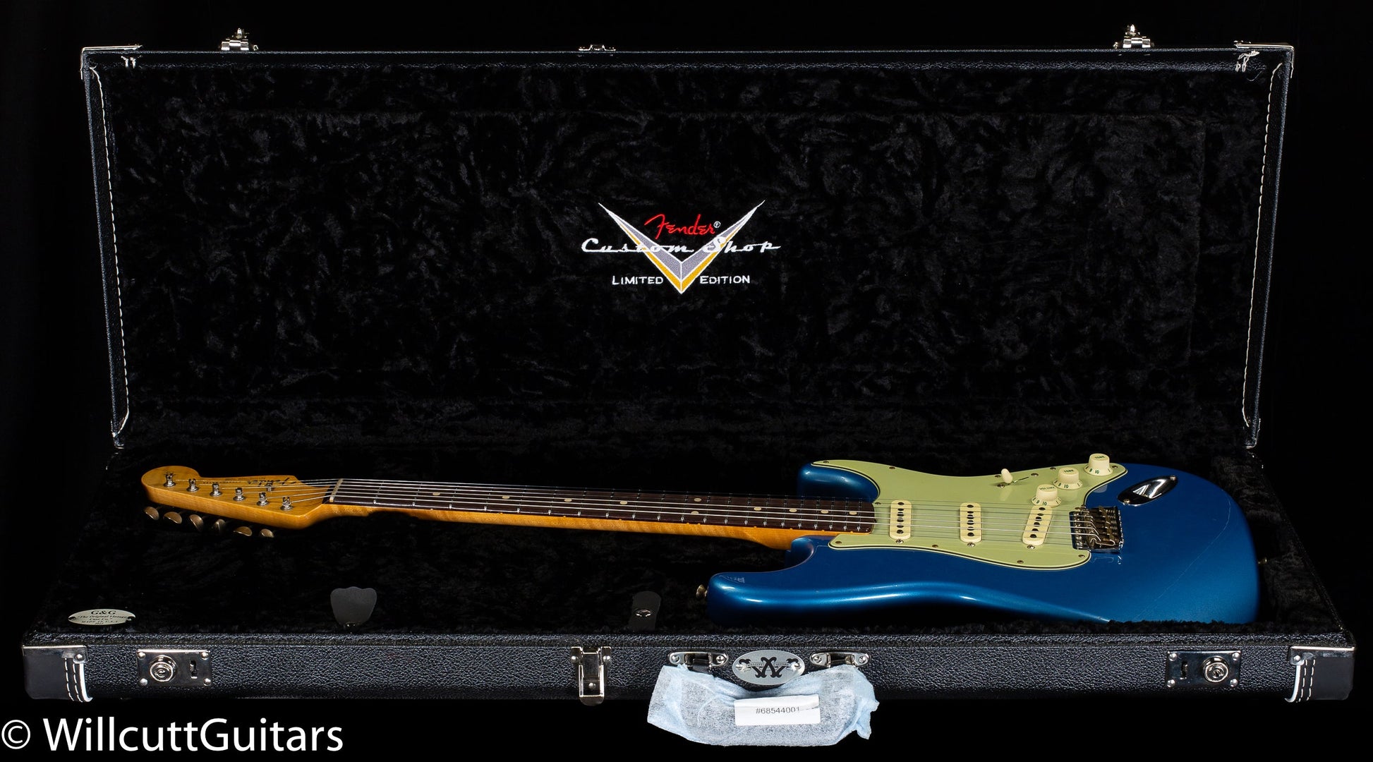 Fender Custom Shop Willcutt True '62 Stratocaster Journeyman Relic Lake Placid Blue Large C (251)