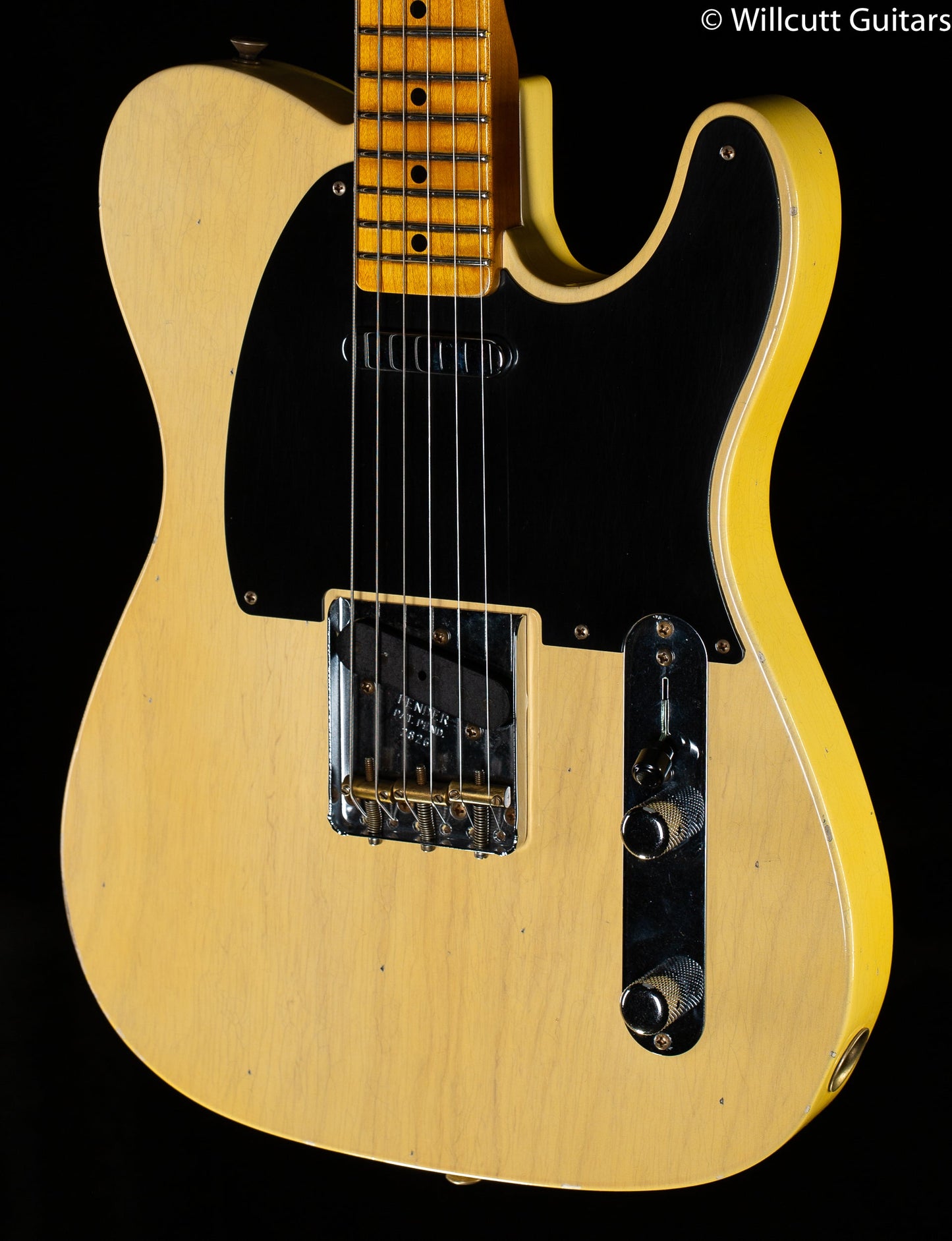 Fender Custom Shop 4/54 Blackguard Tele Blonde Willcutt Limited Nocaster "U" (257)