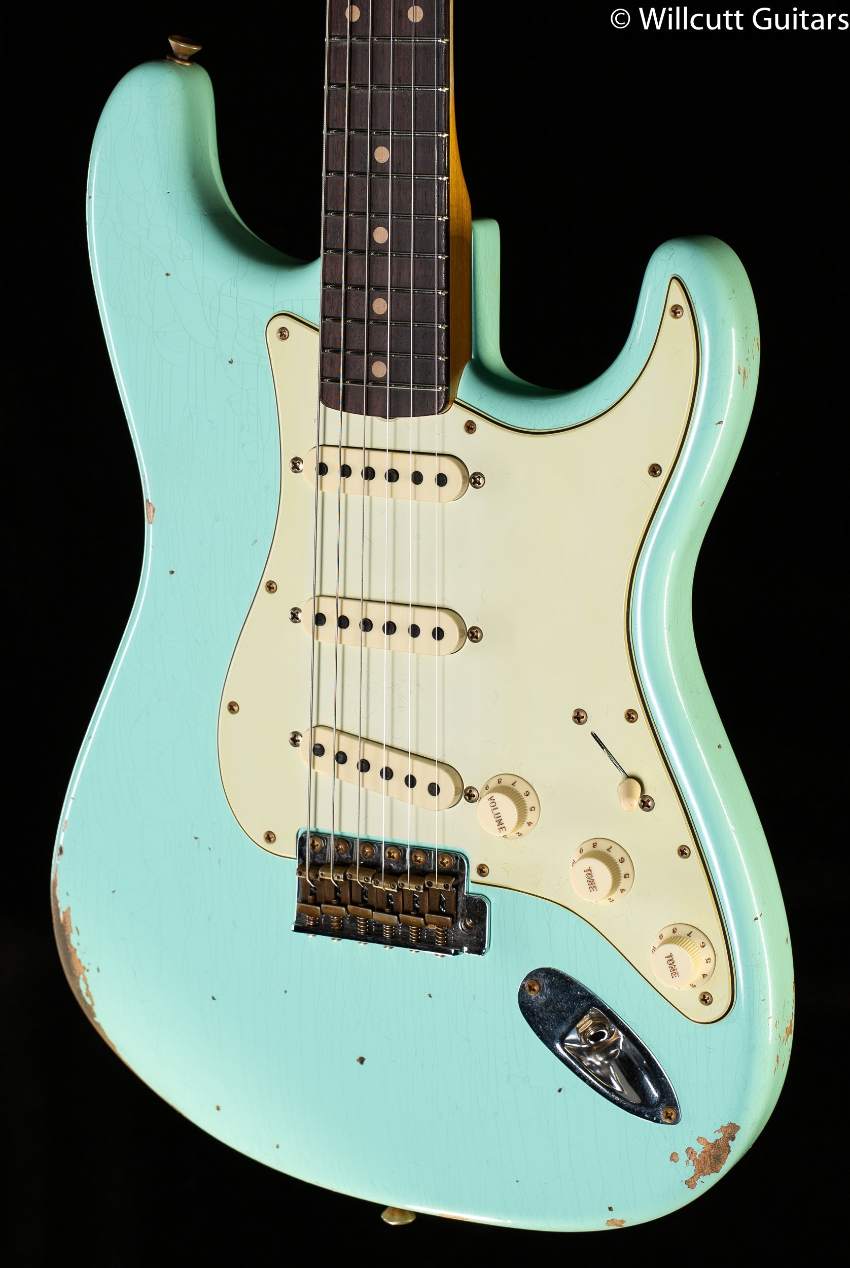 Fender Custom Shop "The 63" 1963 Stratocaster Relic Surf Green LG C