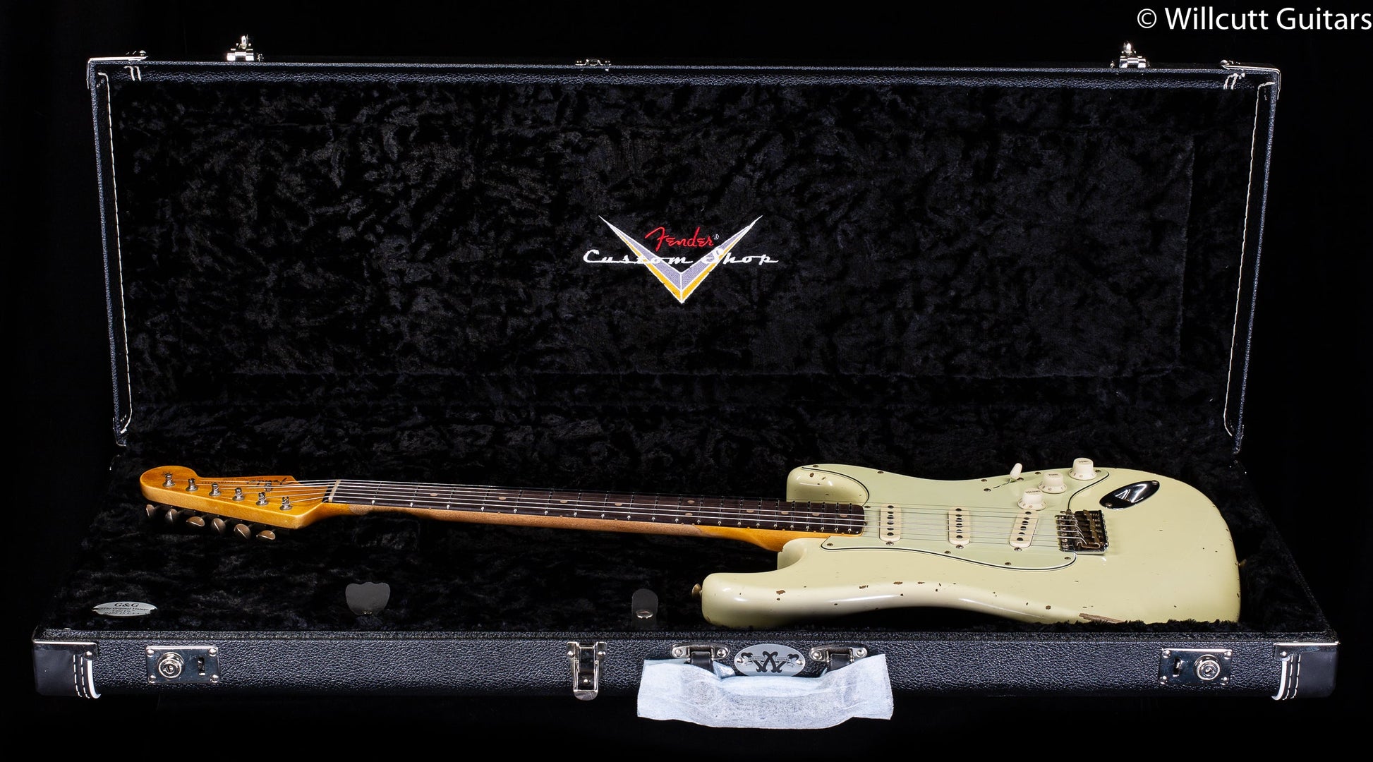 Fender Custom Shop "The 63" 1963 Stratocaster Relic Vintage White Large C