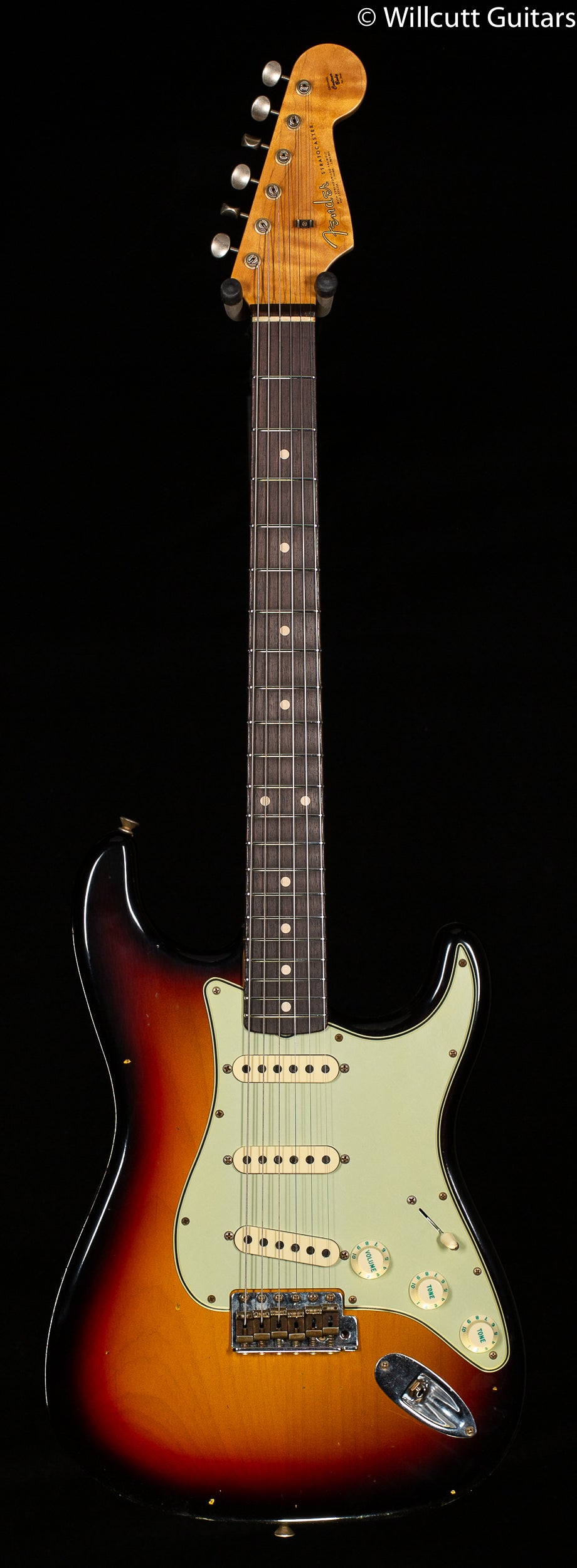 Fender Custom Shop Willcutt True '62 Stratocaster Journeyman Relic 3-Tone Sunburst 60s Oval C