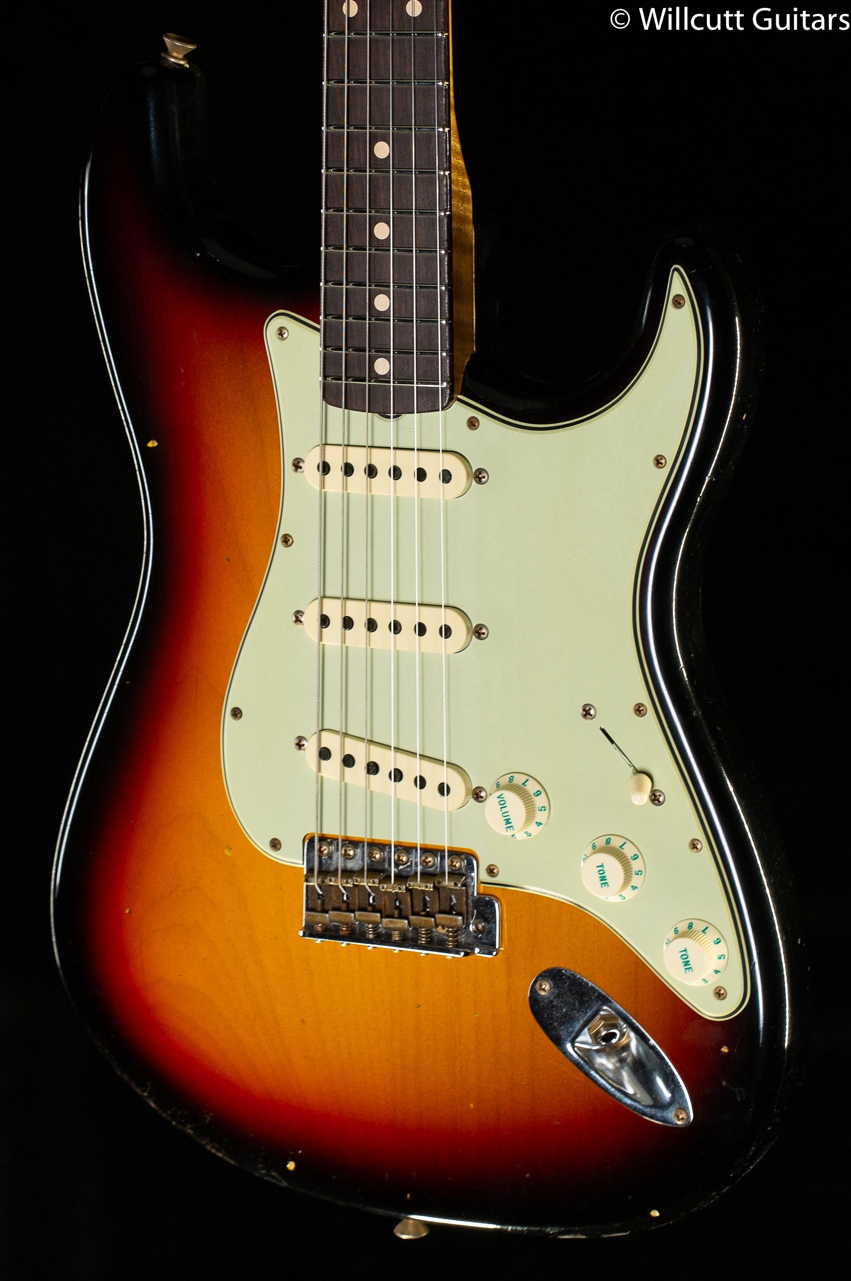 Fender Custom Shop Willcutt True '62 Stratocaster Journeyman Relic 3-Tone Sunburst 60s Oval C