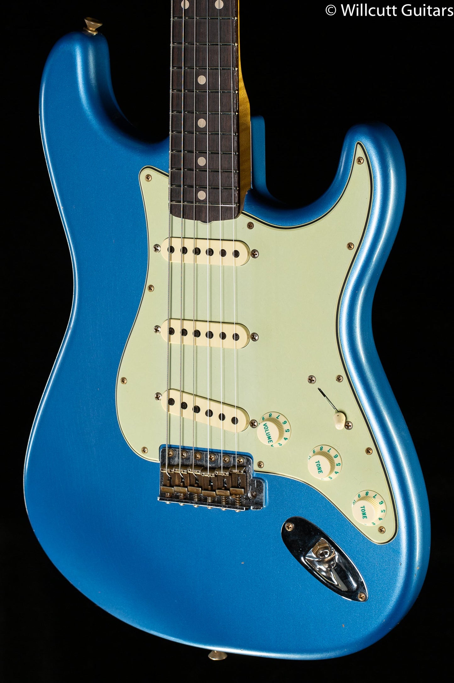 Fender Custom Shop Willcutt True '62 Stratocaster Journeyman Relic Lake Placid Blue Josephina Handwound '59 C
