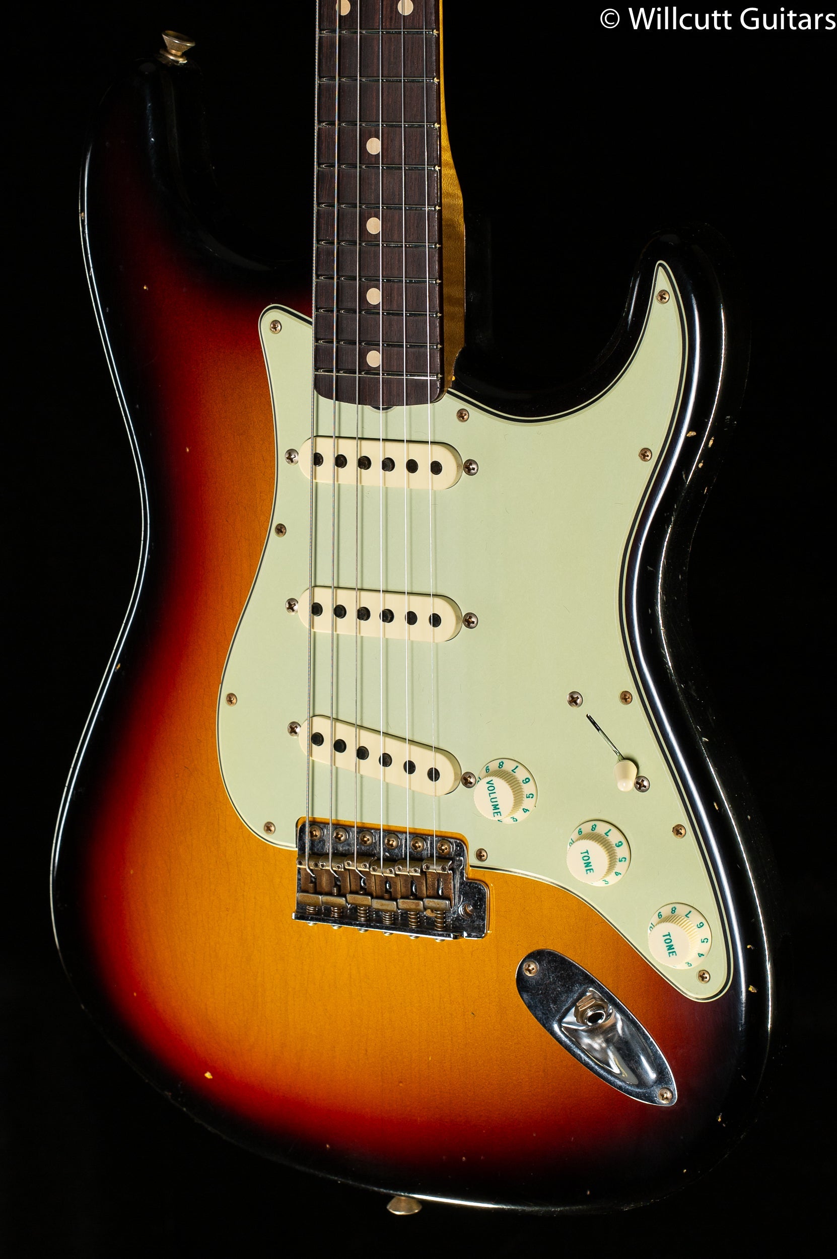 Fender Custom Shop Willcutt True '62 Stratocaster Journeyman Relic 3-Tone Sunburst 60s Oval C