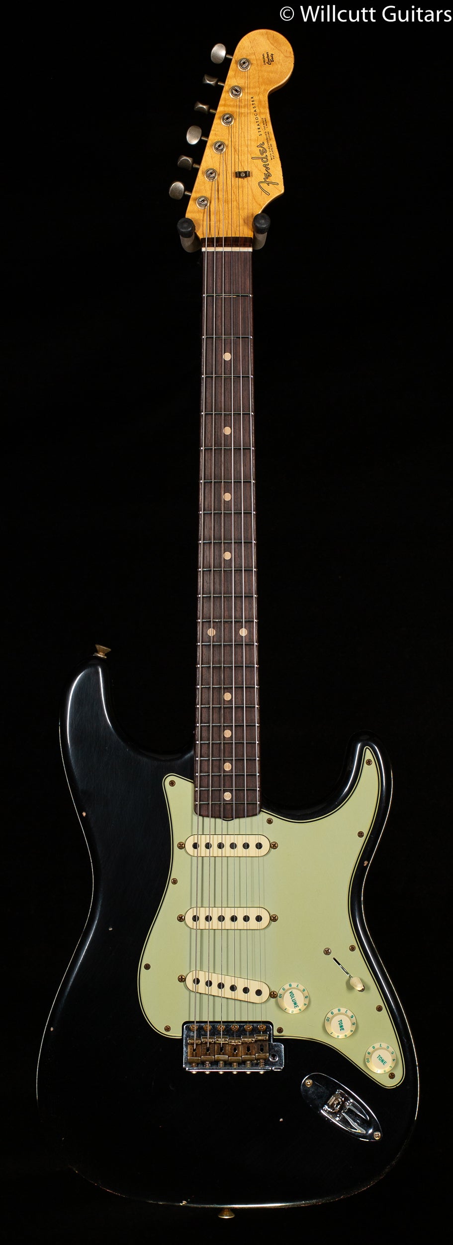 Fender Custom Shop Willcutt True '62 Stratocaster Journeyman Relic Black Large C (682)