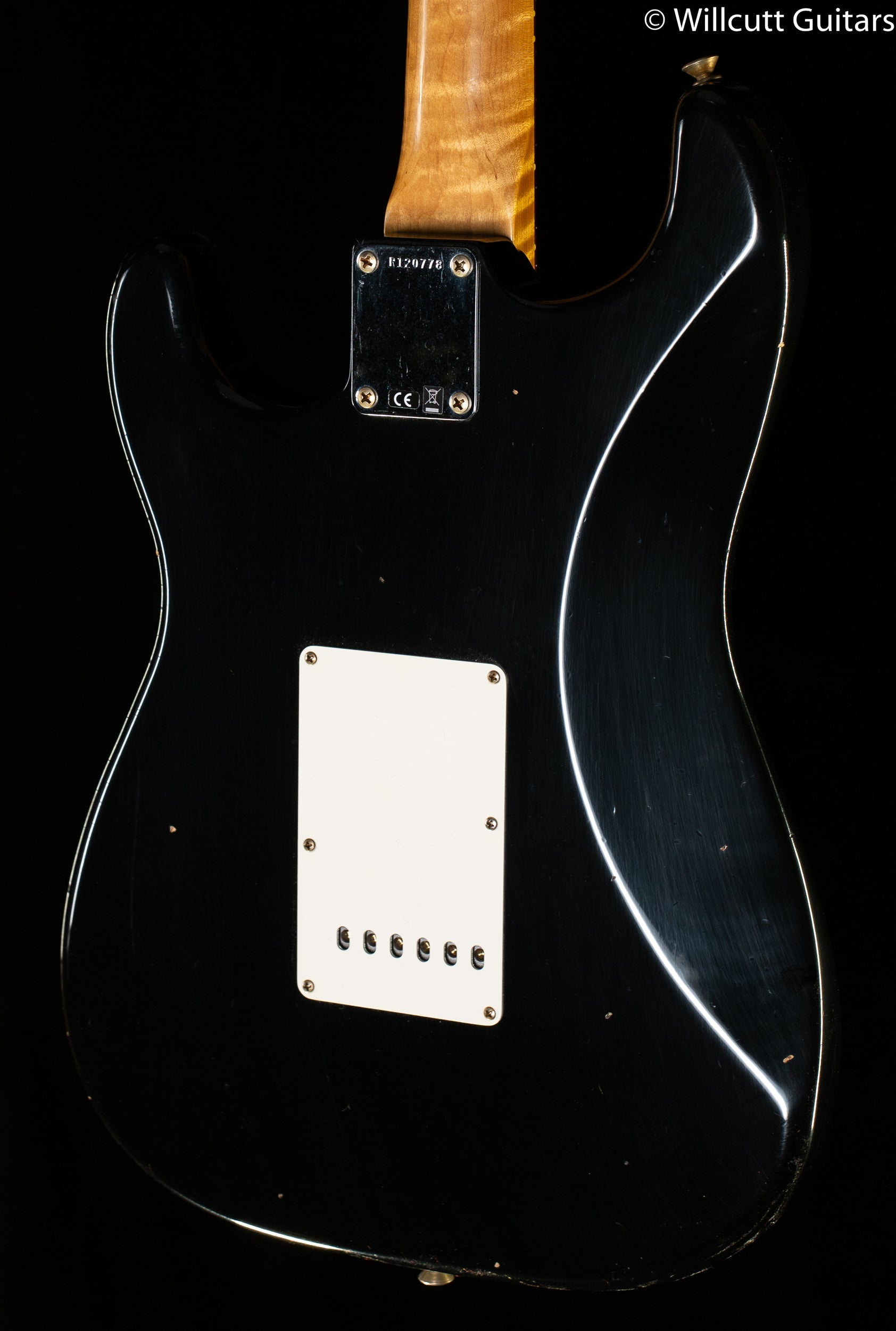 Fender Custom Shop Willcutt True '62 Stratocaster Journeyman Relic Black Large C (778)