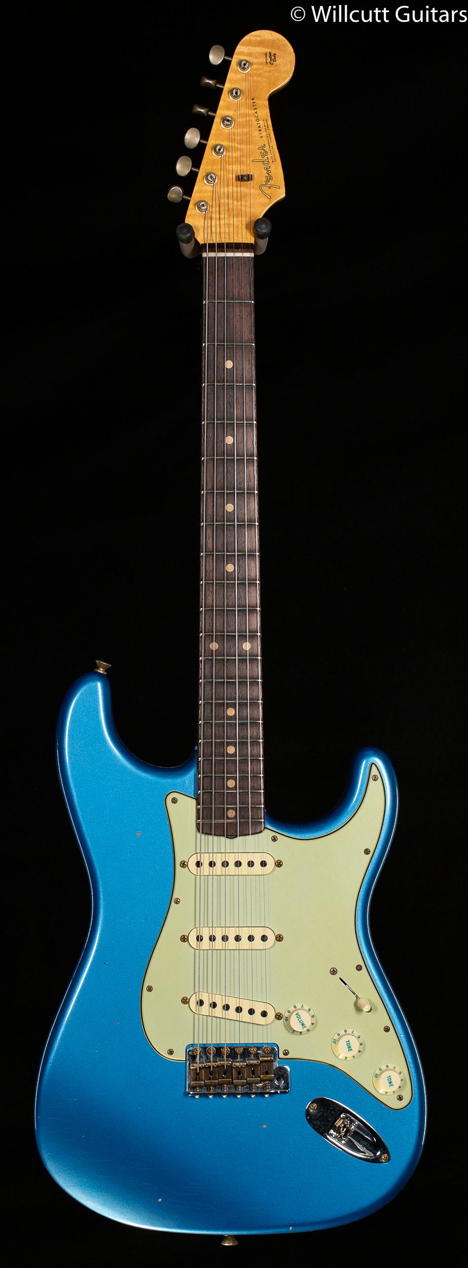 Fender Custom Shop Willcutt True '62 Stratocaster Journeyman Relic Lake Placid Blue 60s Oval C (832)