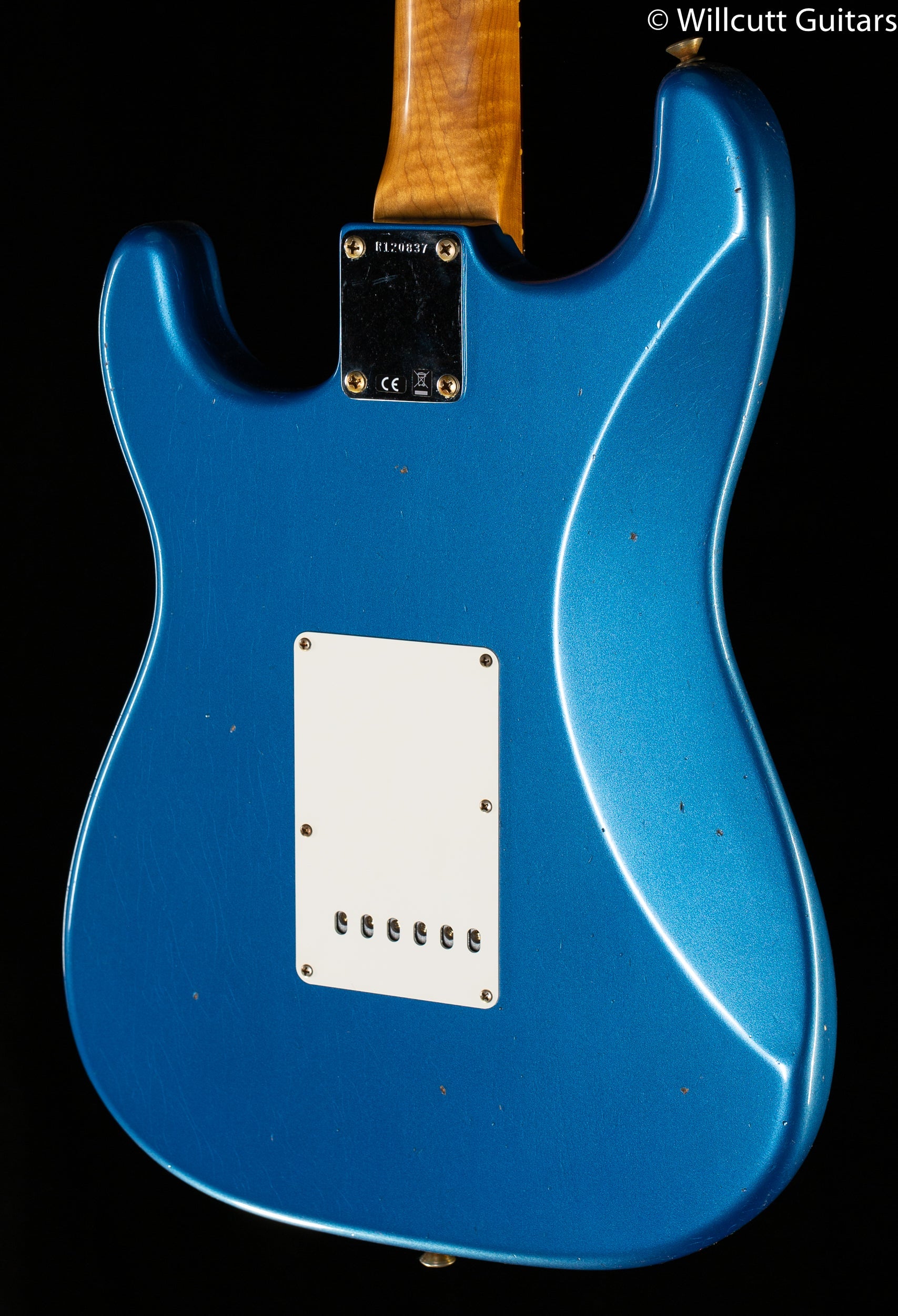 Fender Custom Shop Willcutt True '62 Stratocaster Journeyman Relic Lake Placid Blue Large C (837)