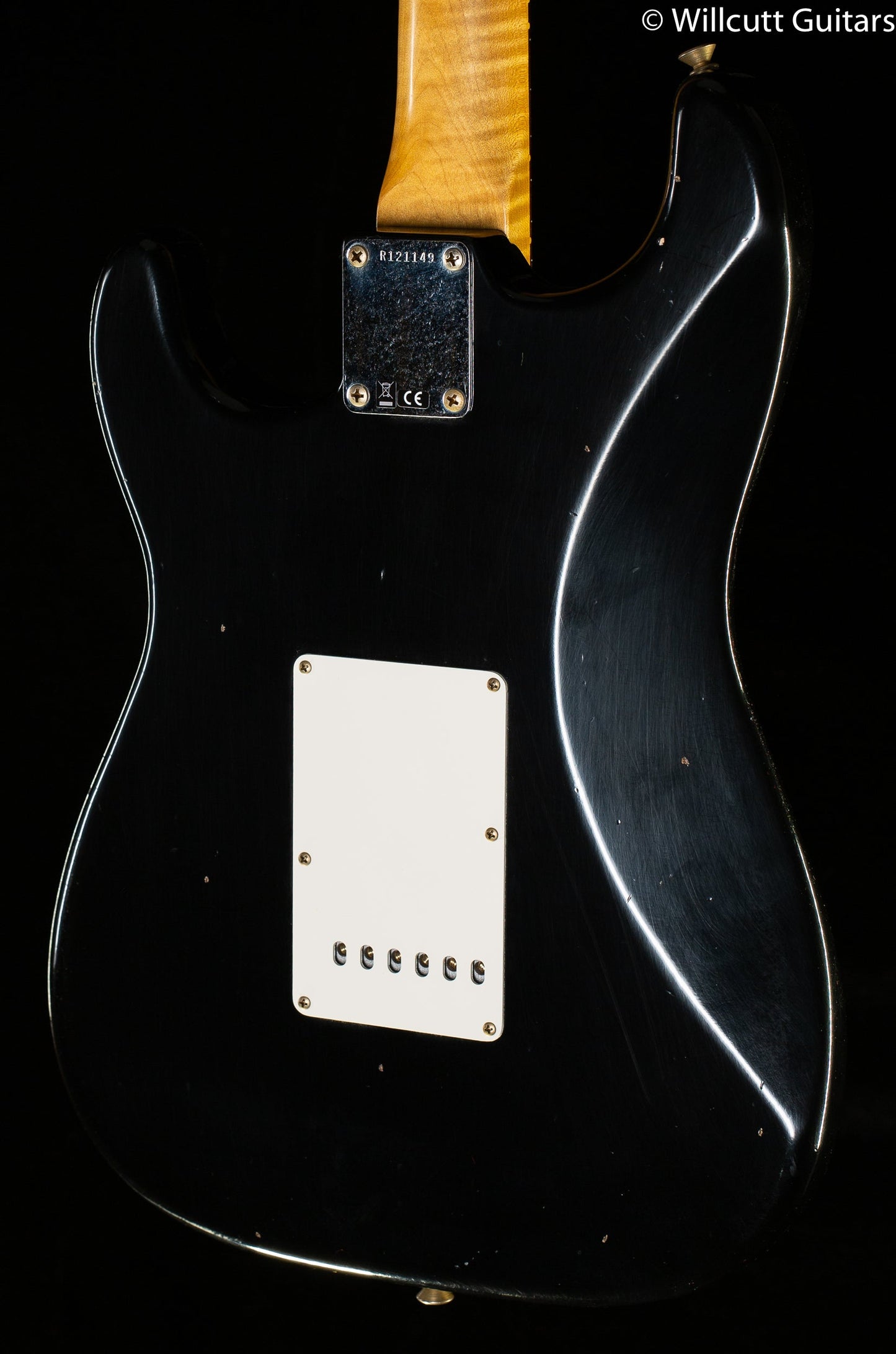 Fender Custom Shop Willcutt True '62 Stratocaster Journeyman Relic Black 60s Oval C