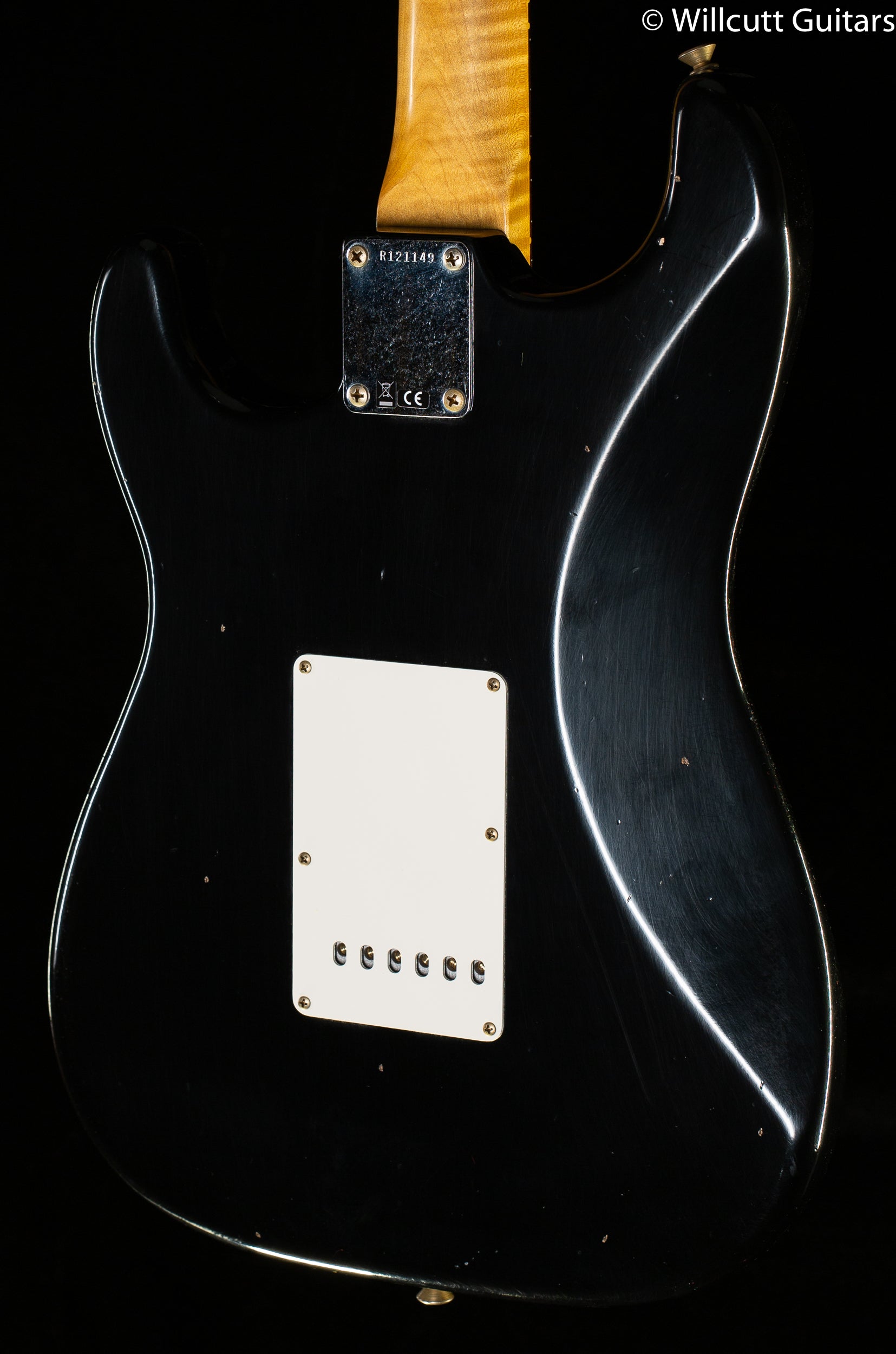 Fender Custom Shop Willcutt True '62 Stratocaster Journeyman Relic Black 60s Oval C