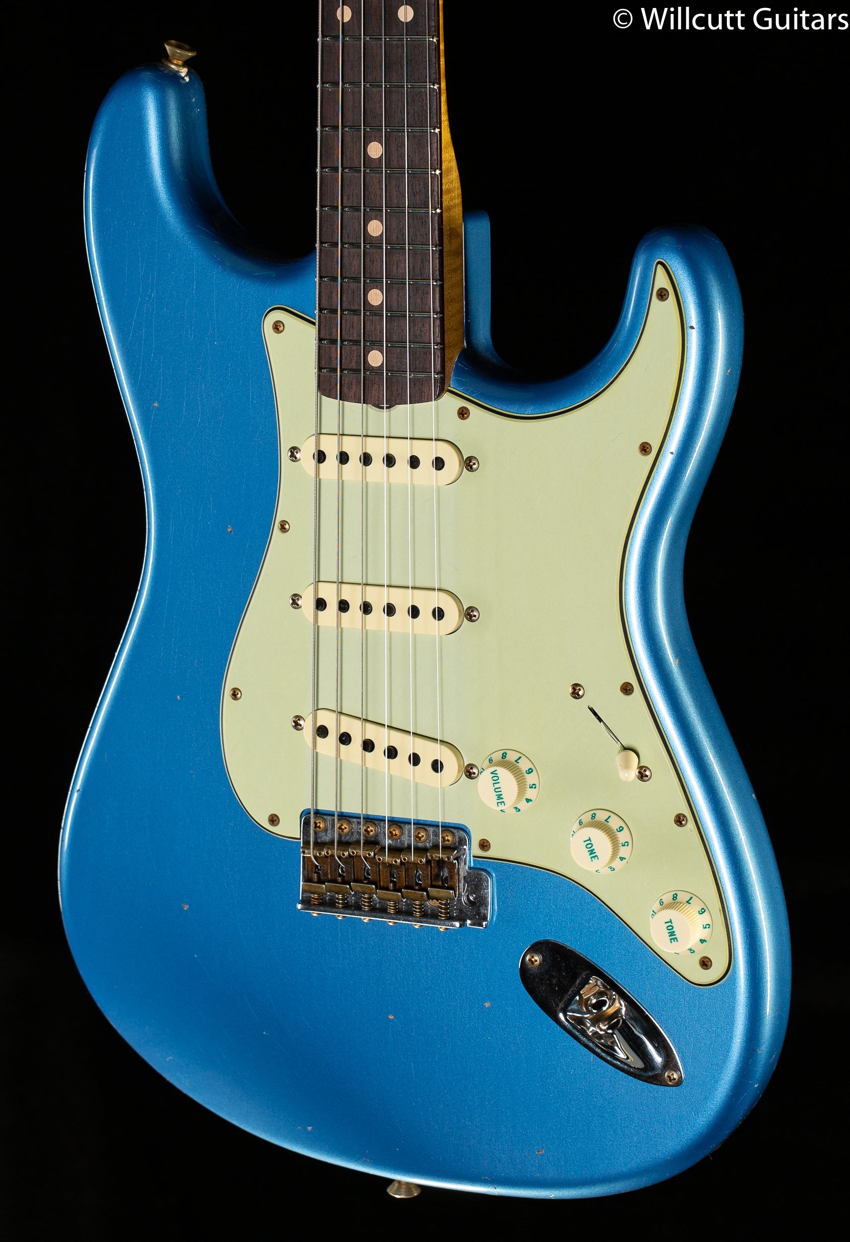 Fender Custom Shop Willcutt True '62 Stratocaster Journeyman Relic Lake Placid Blue 59 C (315)