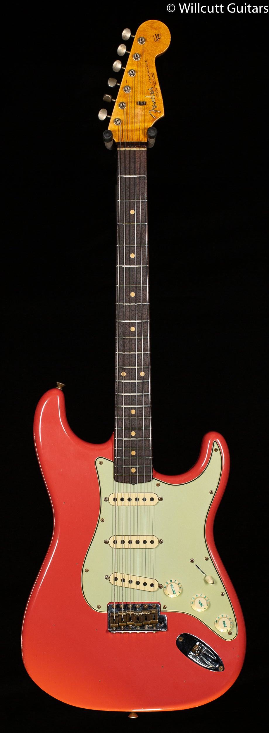 Fender Custom Shop Willcutt True '62 Stratocaster Journeyman Relic Fiesta Red Josephina Handwound 57 Soft V