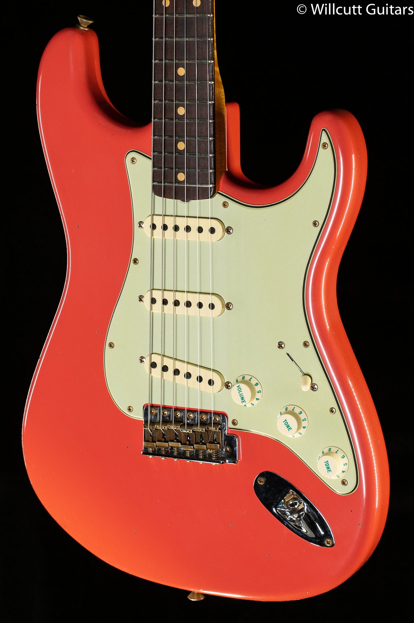 Fender Custom Shop Willcutt True '62 Stratocaster Journeyman Relic Fiesta Red Josephina Handwound 57 Soft V