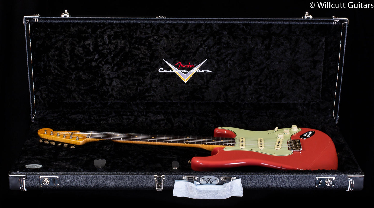 Fender Custom Shop Willcutt True '62 Stratocaster Journeyman Relic Fiesta Red Josephina Handwound 57 Soft V