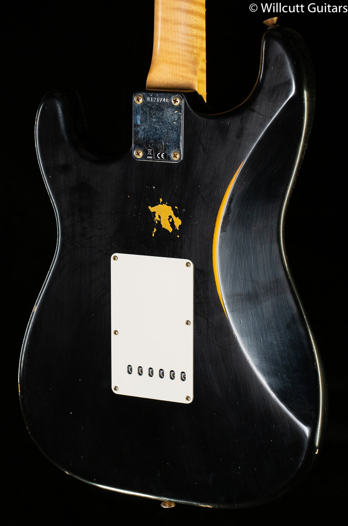 Fender Custom Shop Willcutt True '62 Stratocaster Journeyman Relic Black over 3TS '59 C