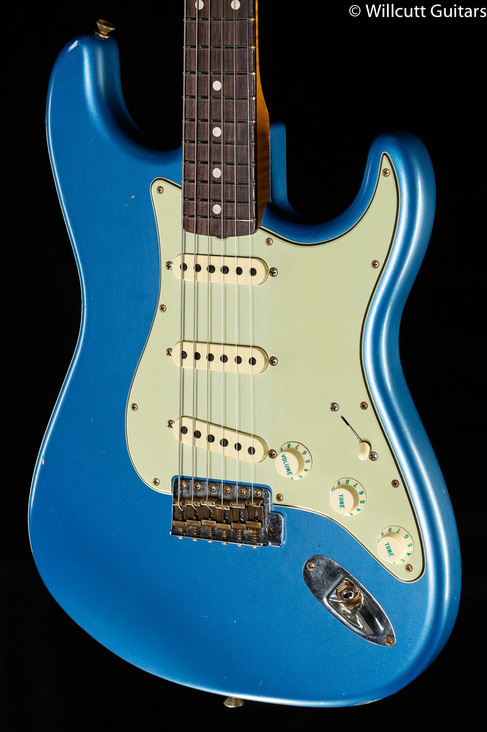 Fender Custom Shop Willcutt True '62 Stratocaster Journeyman Relic Lake Placid Blue Large C