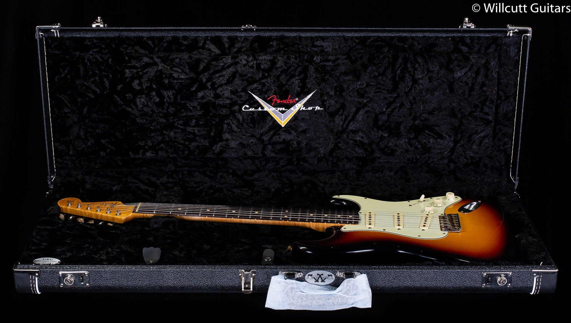 Fender Custom Shop Willcutt True '62 Stratocaster Journeyman Relic 3-Tone Sunburst Large C