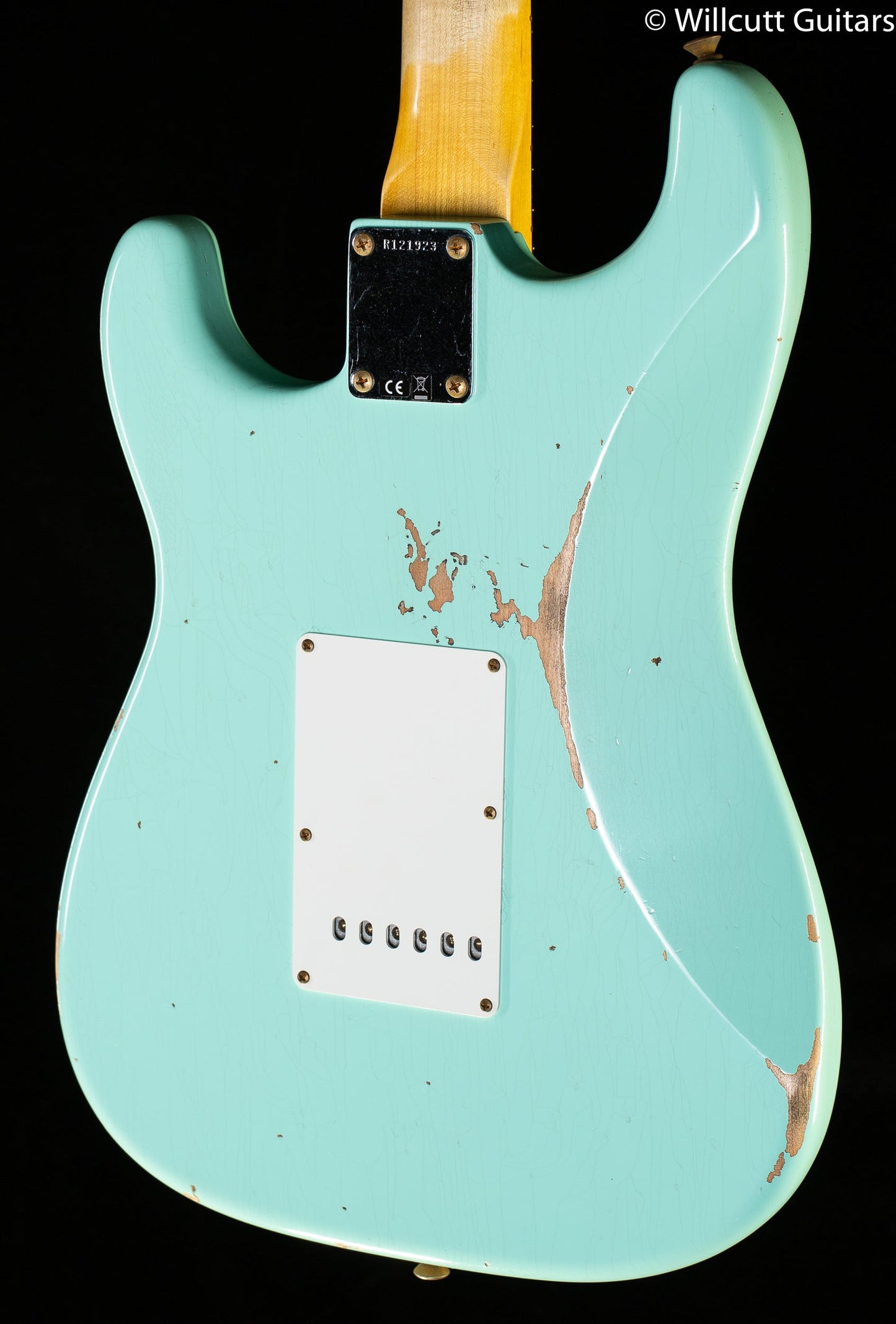 Fender Custom Shop "The 63" 1963 Stratocaster Relic Surf Green 65 C (923)