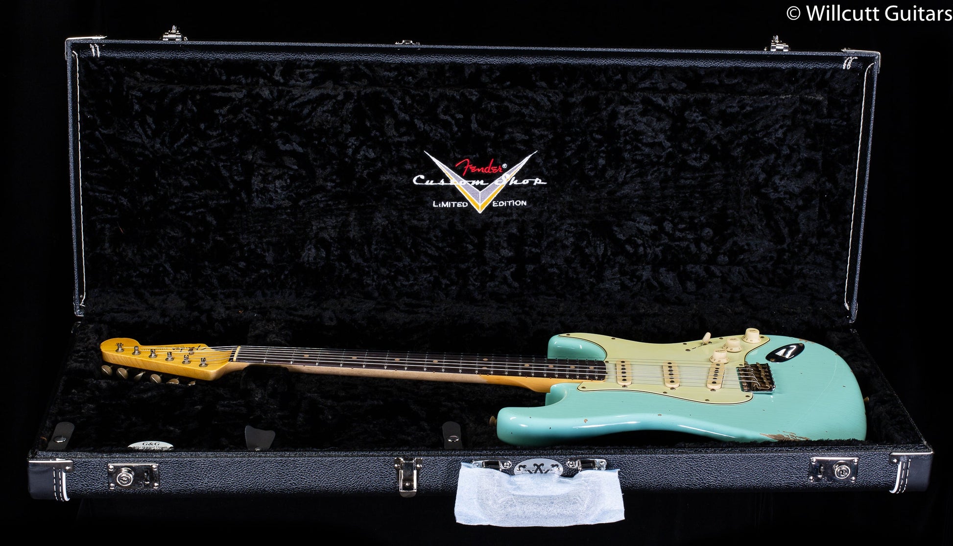 Fender Custom Shop "The 63" 1963 Stratocaster Relic Surf Green 65 C (923)
