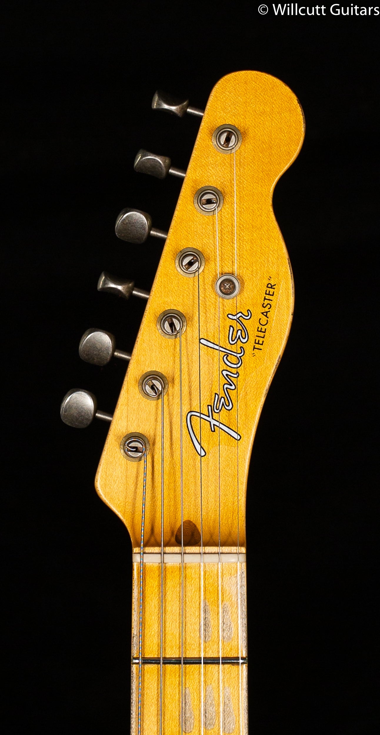Fender Custom Shop 4/54 Blackguard Tele Blonde Willcutt Limited Original Neck Carve