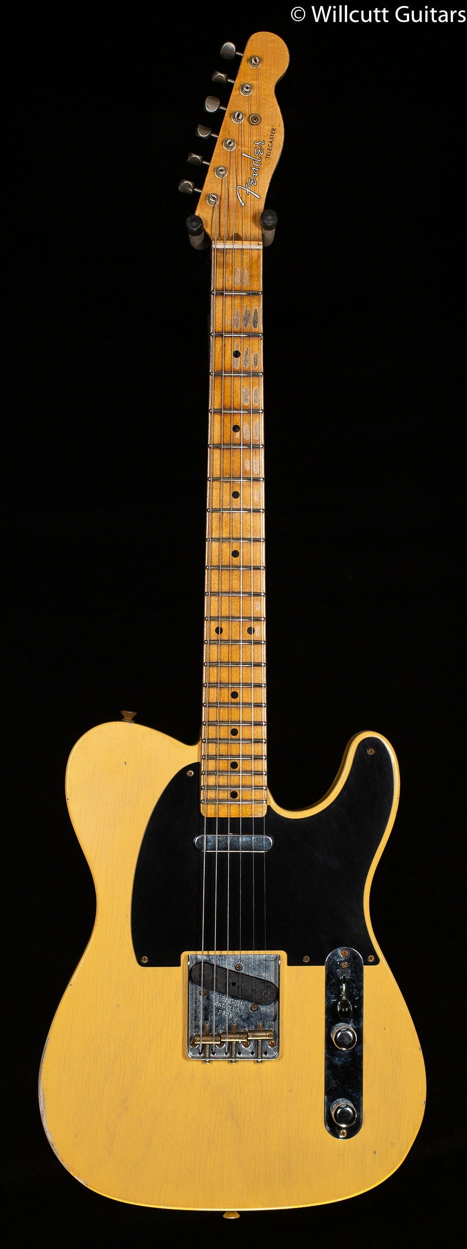 Fender Custom Shop 4/54 Blackguard Tele Blonde Willcutt Limited Original Neck Carve