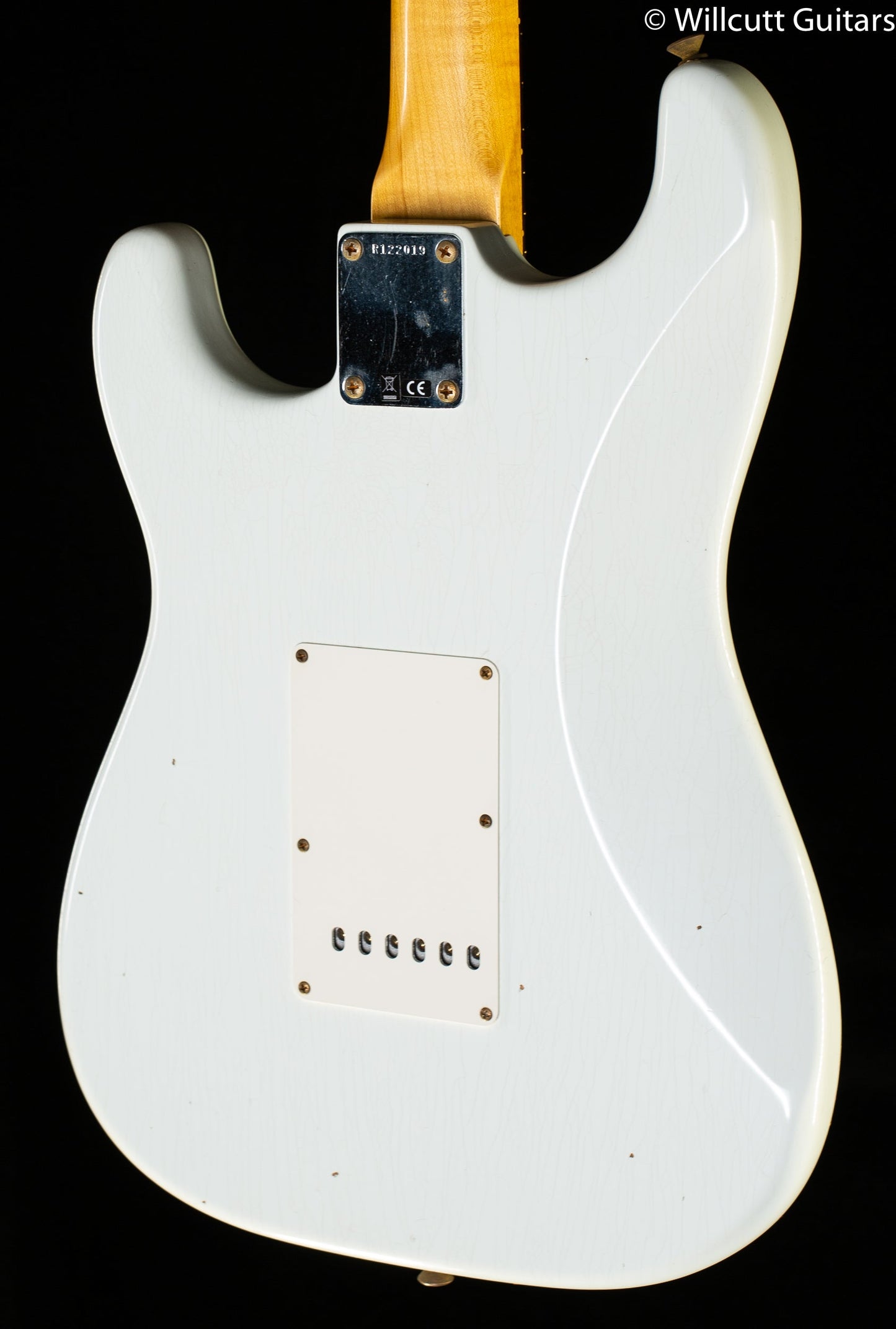 Fender Custom Shop Willcutt True '62 Stratocaster Journeyman Relic Olympic White Large C