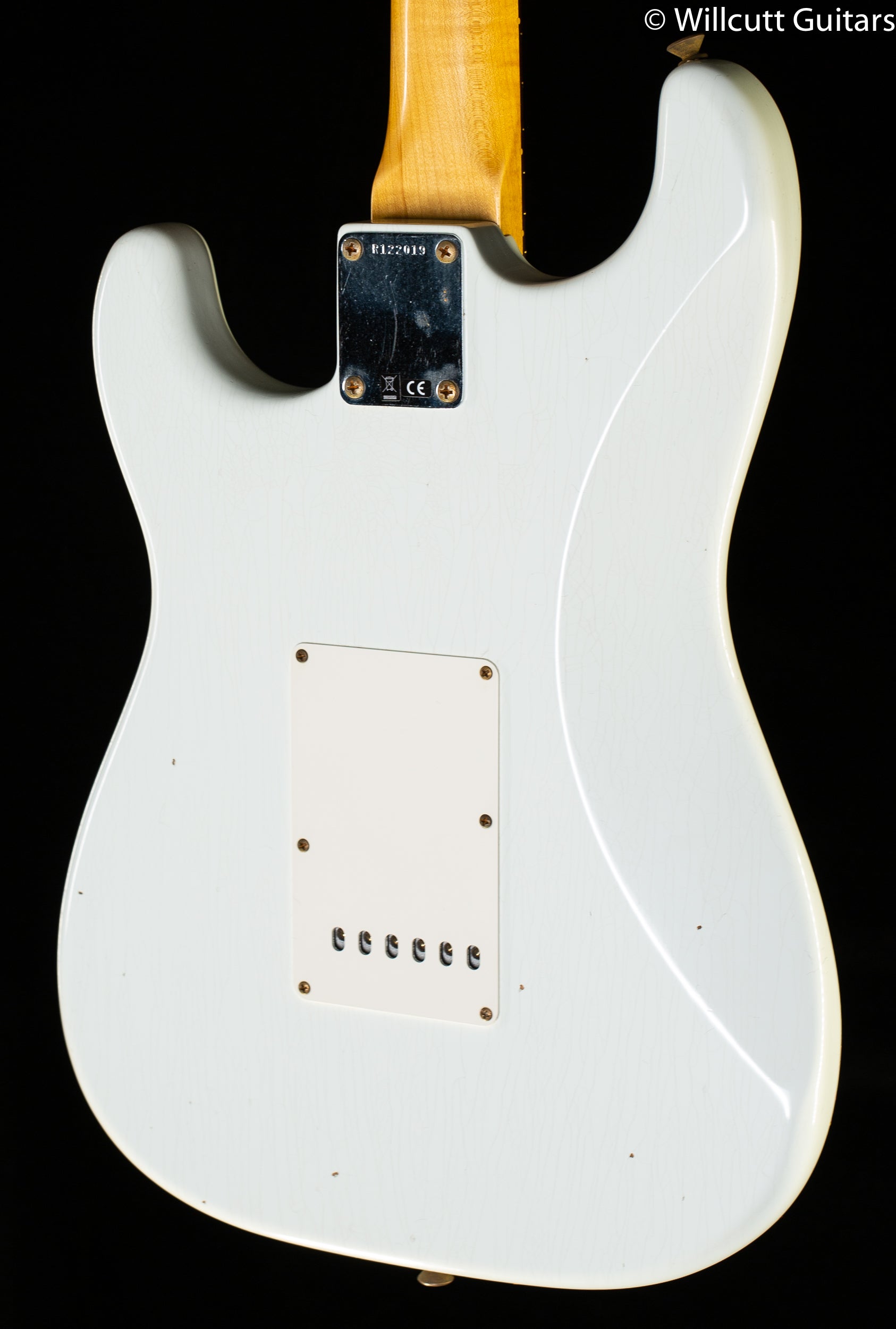 Fender Custom Shop Willcutt True '62 Stratocaster Journeyman Relic Olympic White Large C