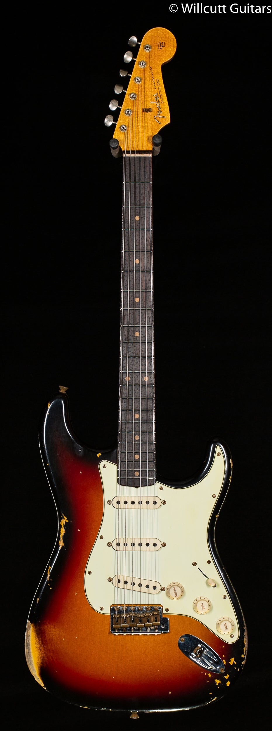 Fender Custom Shop "The 63" 1963 Stratocaster Relic 3-Tone Sunburst 65 C