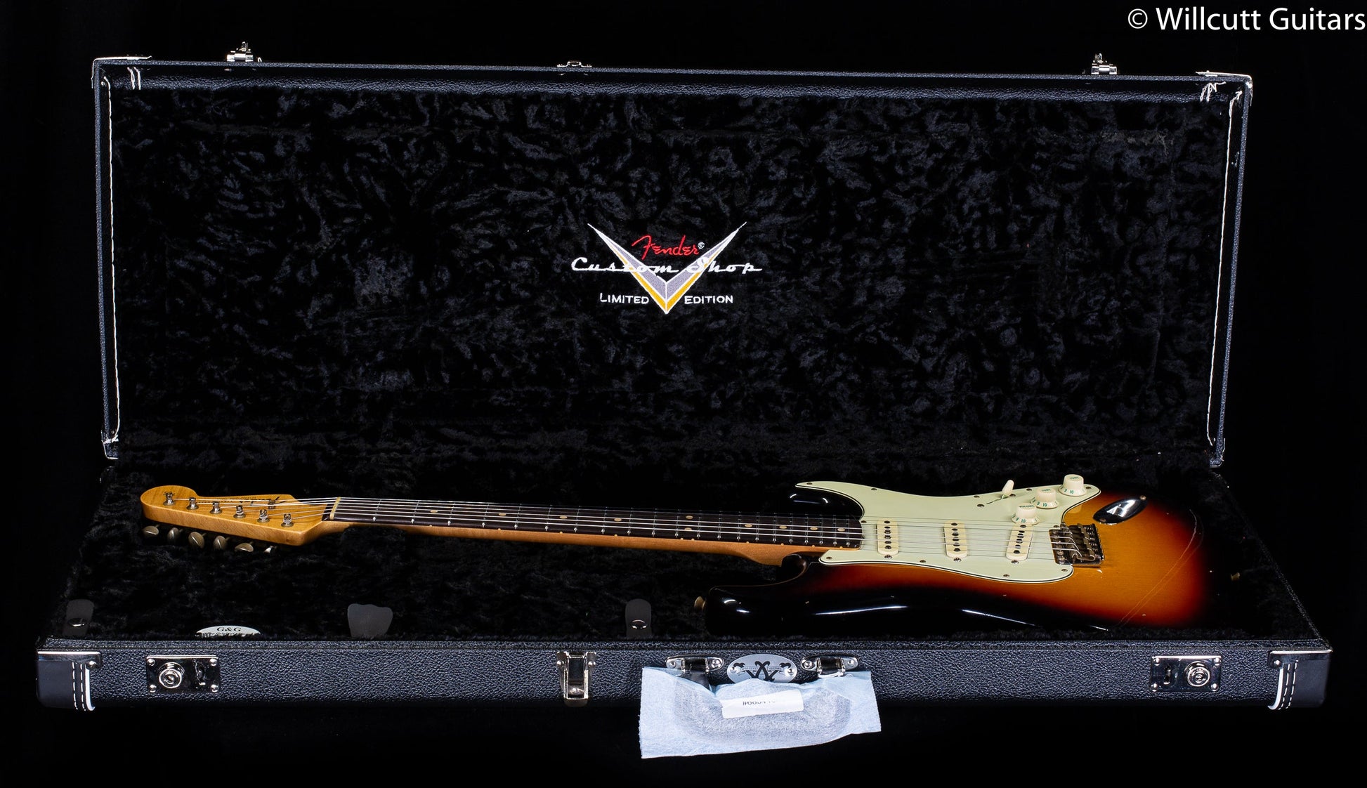 Fender Custom Shop Willcutt True '62 Stratocaster Journeyman Relic 3-Tone Sunburst Josephina Handwound 57 Soft V